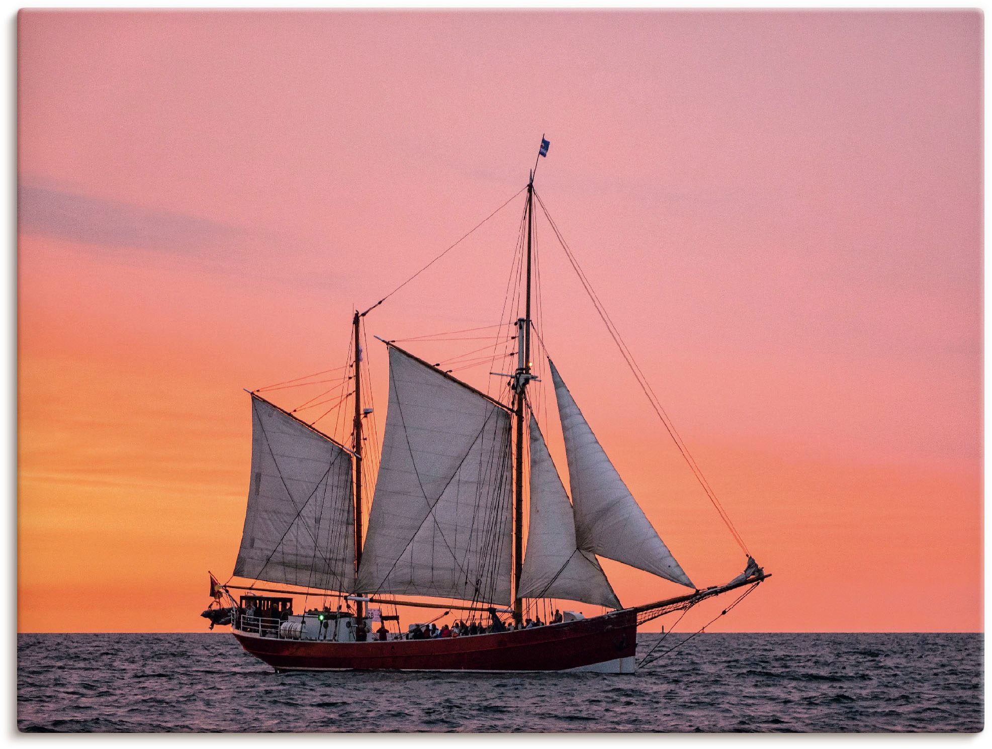 Image of Artland Wandbild »Segelschiff Hanse Sail in Rostock II«, Boote & Schiffe, (1 St.), in vielen Grössen & Produktarten -Leinwandbild, Poster, Wandaufkleber / Wandtattoo auch für Badezimmer geeignet bei Ackermann Versand Schweiz