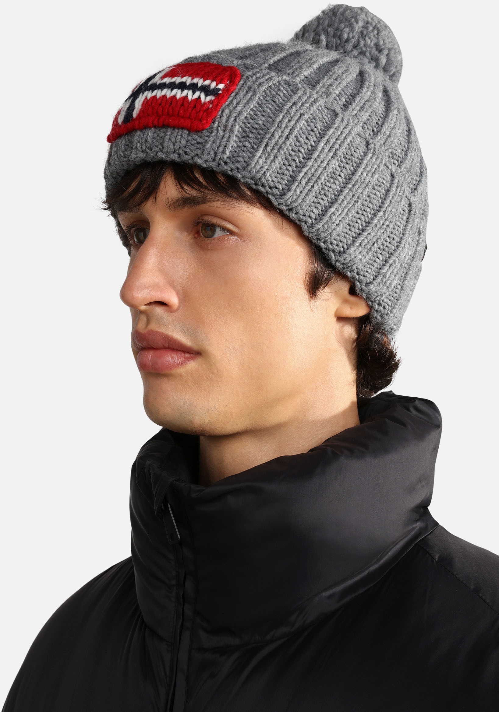 Napapijri Beanie »SEMIURY«, mit Bommel