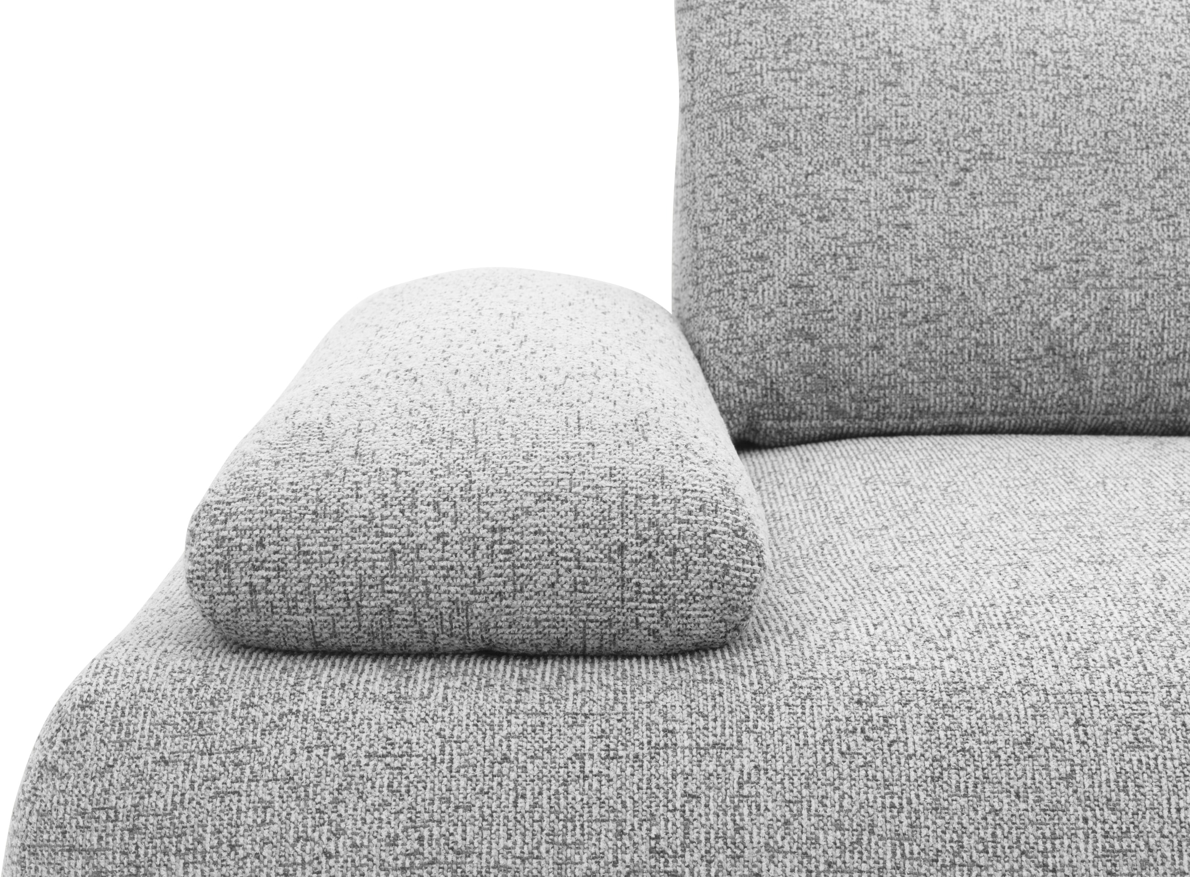 DOMO collection Big-Sofa »800016 Megasofa Breite 244cm, Federkernunterfederung«, (2 St.), moderner Strukturstoff aus 95% Polyester und 5% Baumwolle