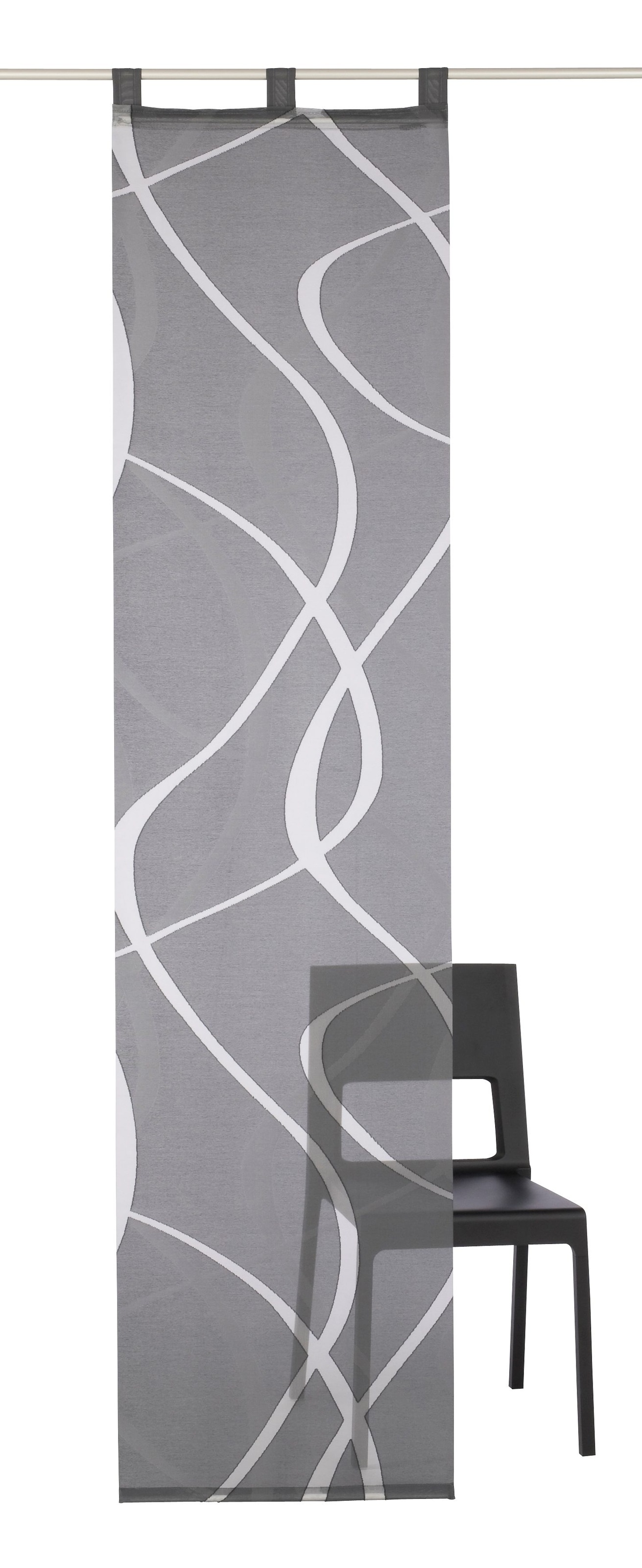 Image of Neutex for you Schiebegardine "Rumbek" Schlaufen 1 Stk. tlg. inkl. Beschwerungsstange