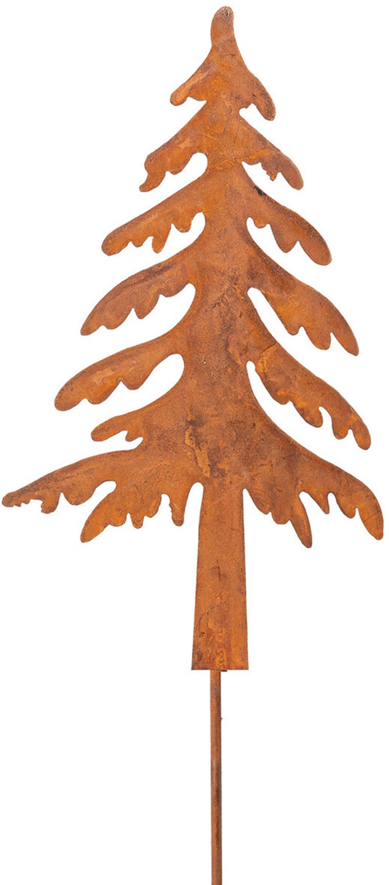 my home Dekobaum »Tannenbaum, Weihnachtsdeko aussen«, Gartenstecker in  Rostoptik, Höhe ca. 50 cm + 70 cm + 90 cm jetzt kaufen