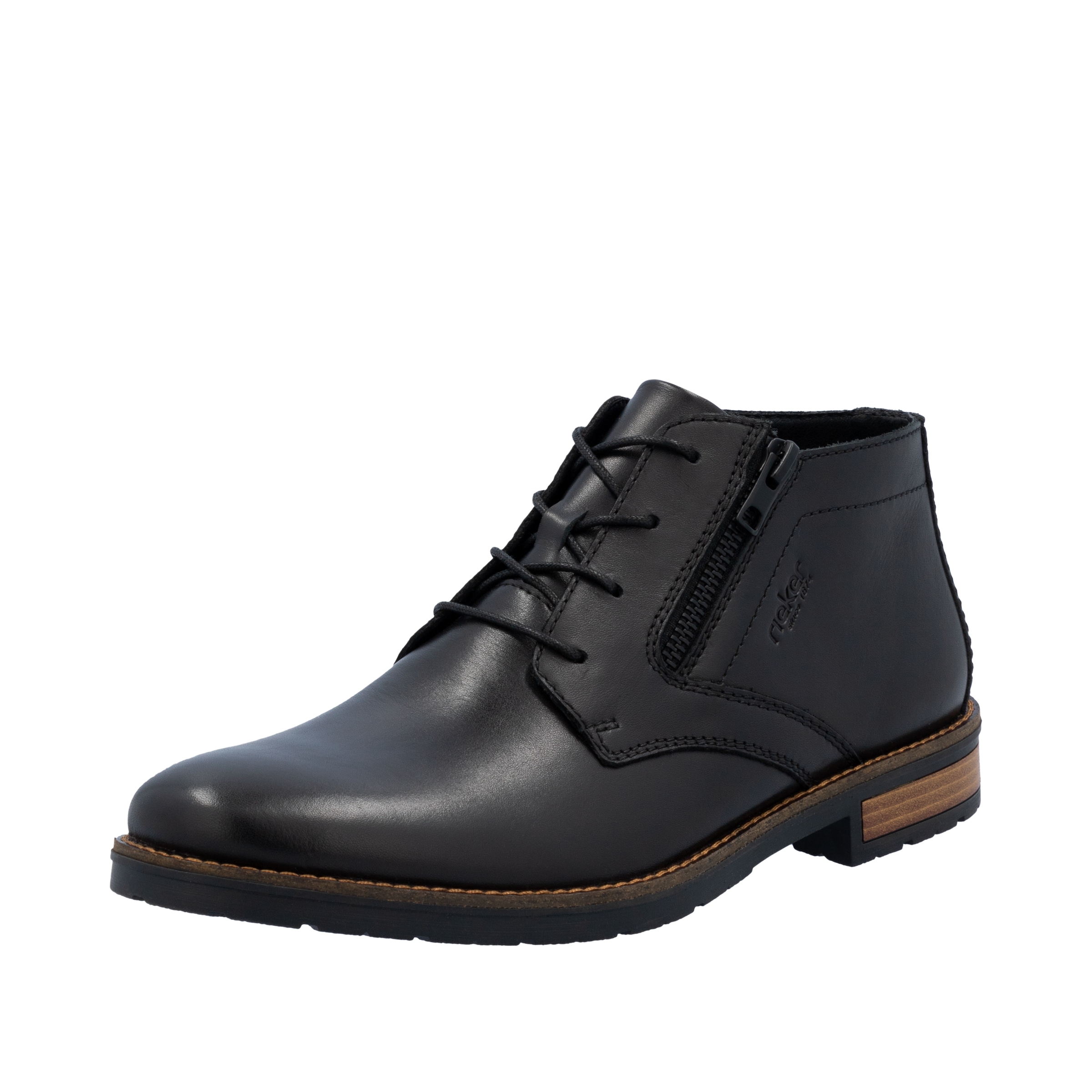 Image of Rieker Schnürstiefelette Business-Stiefelette, Klassik-Boots in eleganter Optik