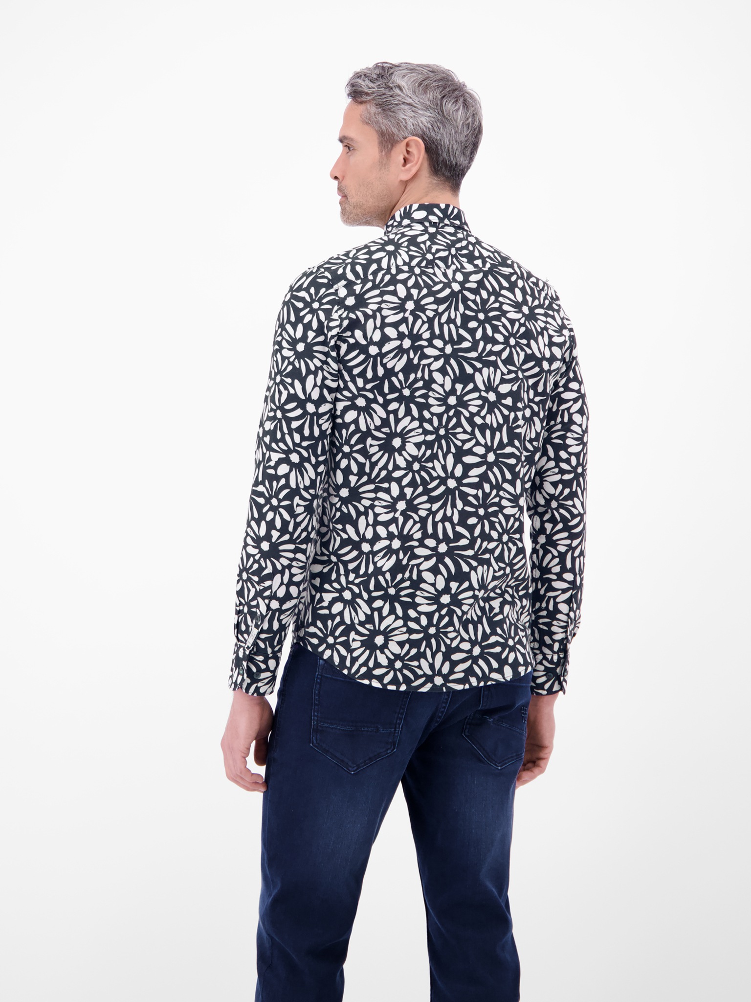 LERROS Chemise à manches longues avec imprimé intégral