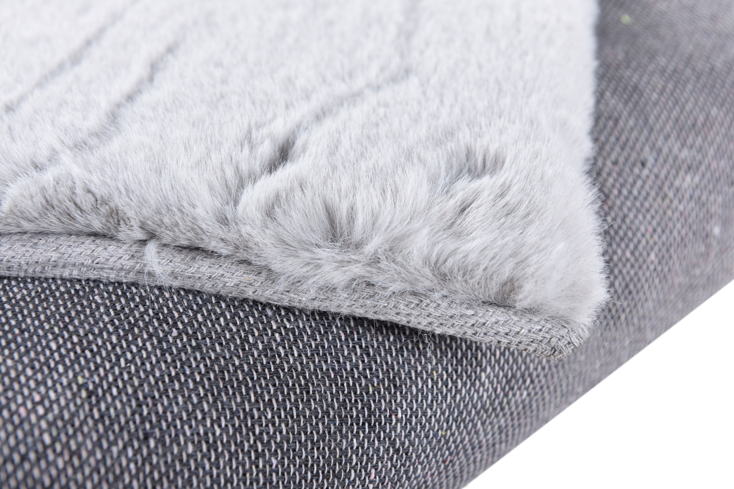 Gino Falcone Fellteppich »Kuschelteppich Chiara« herzförmig 30 mm Höhe Kunstfell, Kaninchenfell-Haptik, besonders weicher Langflor