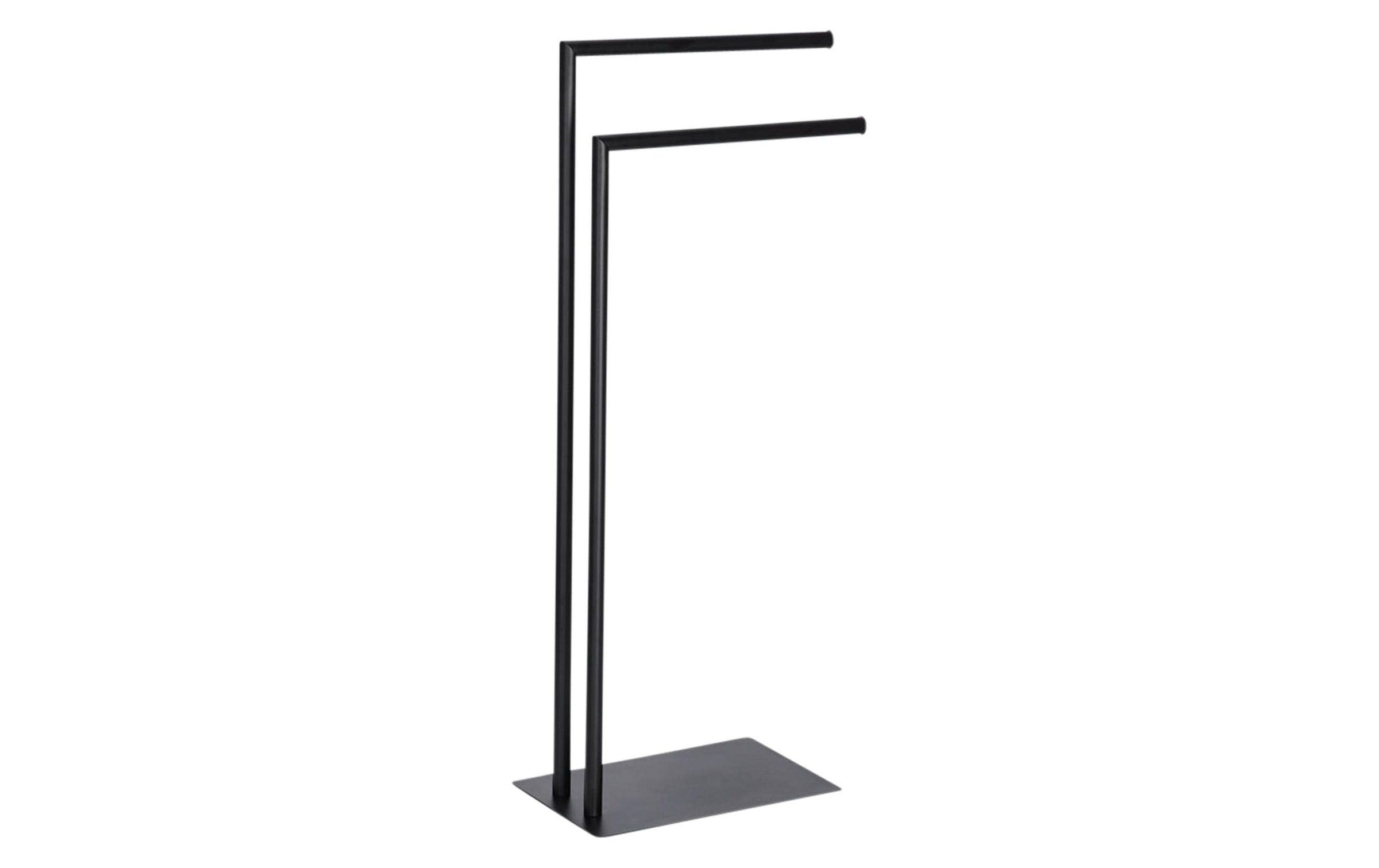Image of Zeller Present Handtuchhalter "34 x 20 x 82 cm, Schwarz"