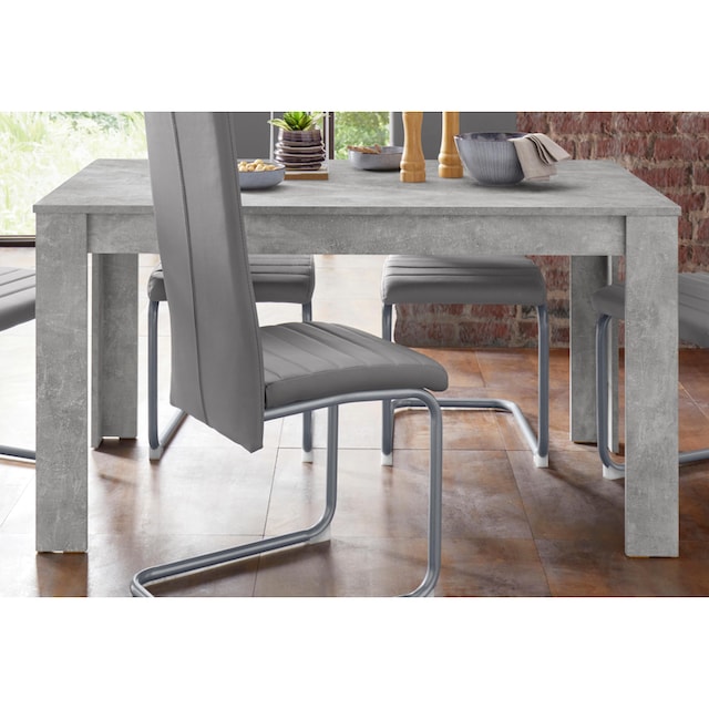 Homexperts Essgruppe »Nitro«, (Set, 7 tlg.), Tisch - Breite 140 cm + 6  Stühle versandkostenfrei auf