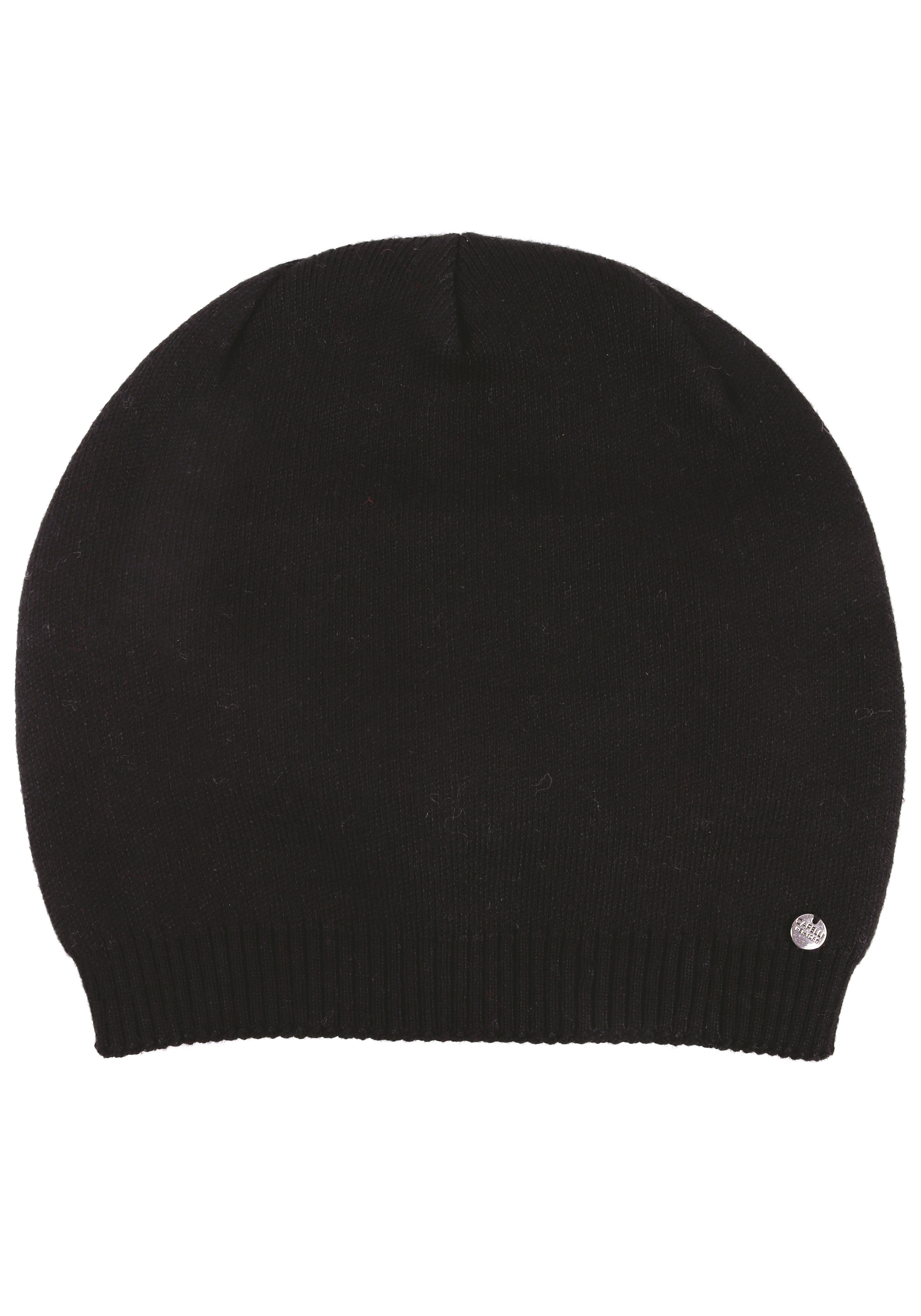 Capelli New York Beanie Packung,  Metall-Logo, gerafft, Feinstrick