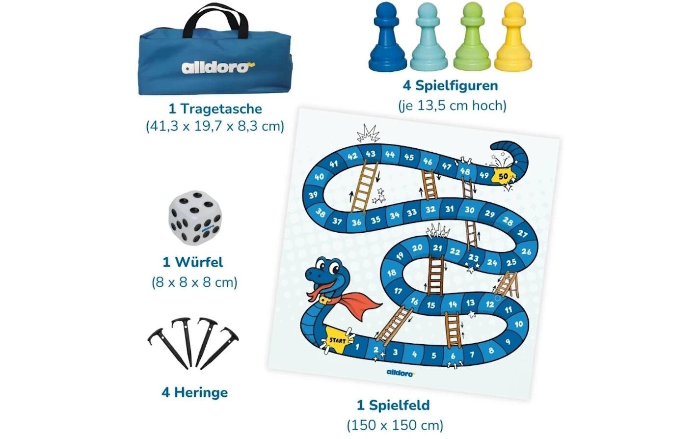 alldoro Spiel »Leiterspiel XXL, 1,5 x 1,5 m«