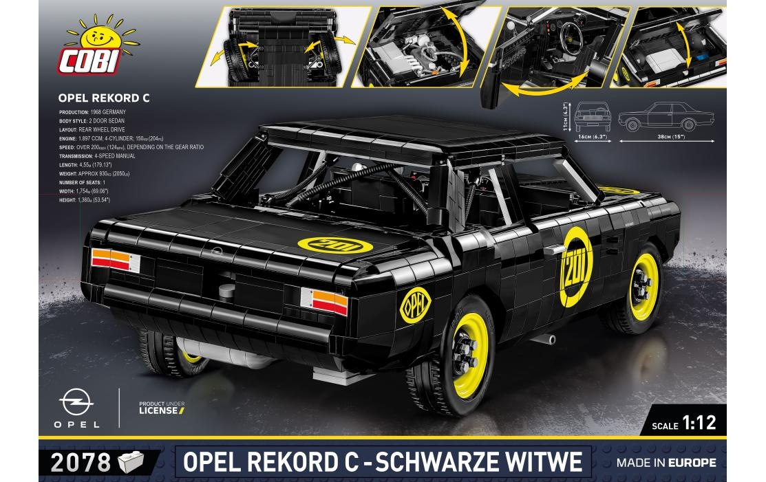 COBI Spielbausteine »Opel Record C«, (2078 St.)