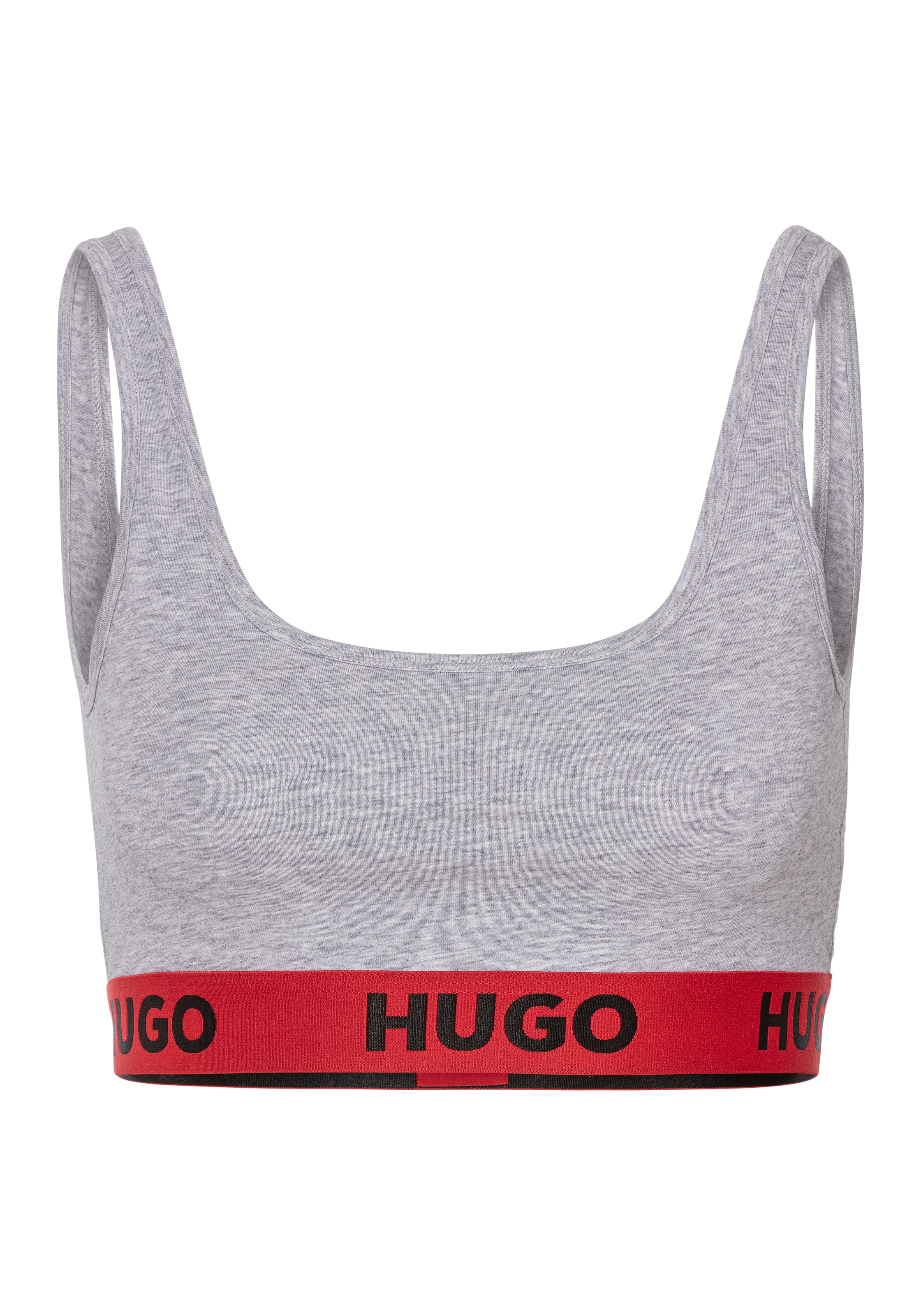 ♕ HUGO bestellen elastischem Bralette-BH »BRALETTE SPORTY versandkostenfrei Logobund mit LOGO«