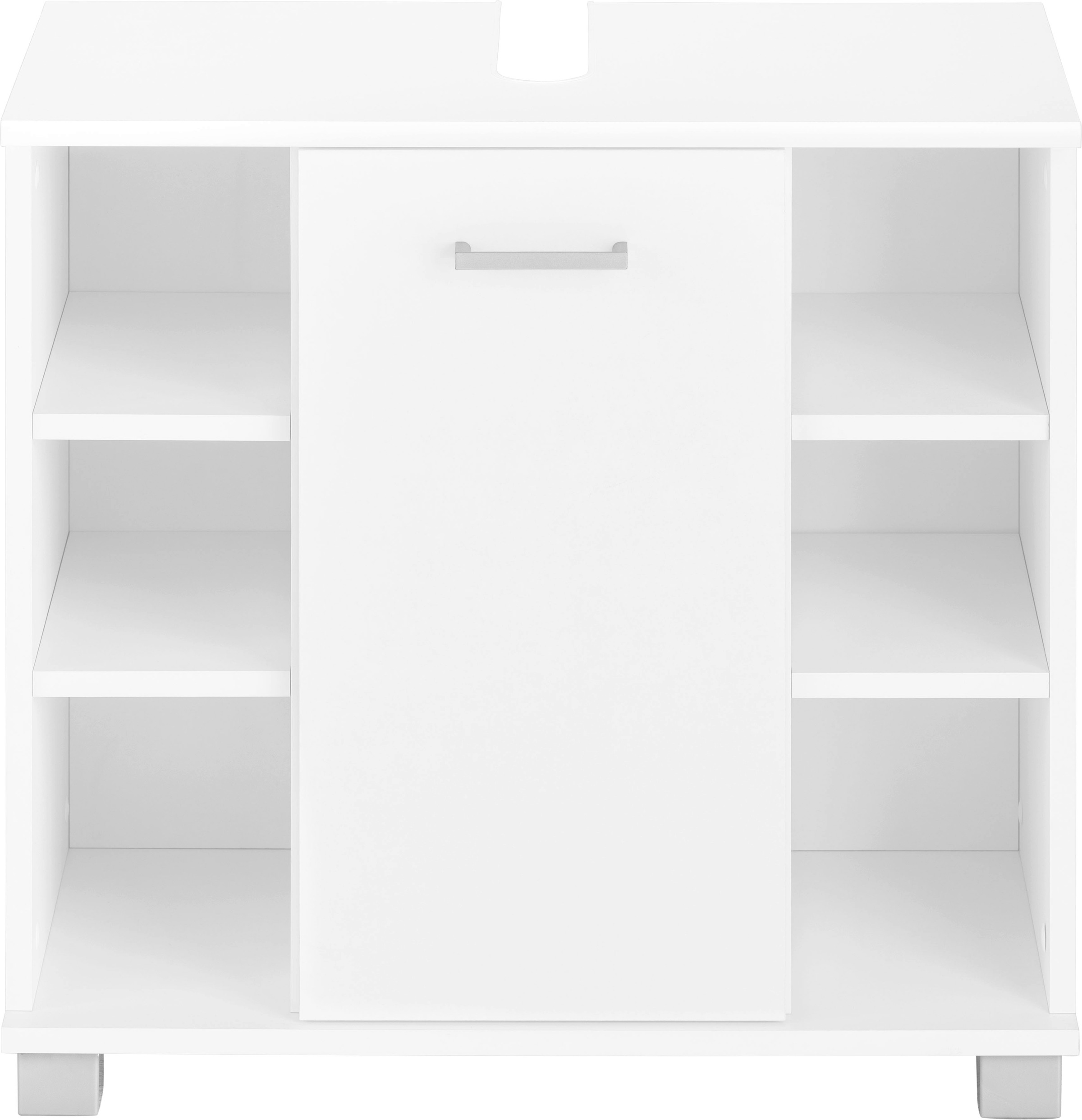 Schildmeyer Waschbeckenunterschrank »Mobes, Made in Germany«, Breite/Höhe: 65,1/62,4 cm, Badschrank mit Tür und Regalfächern