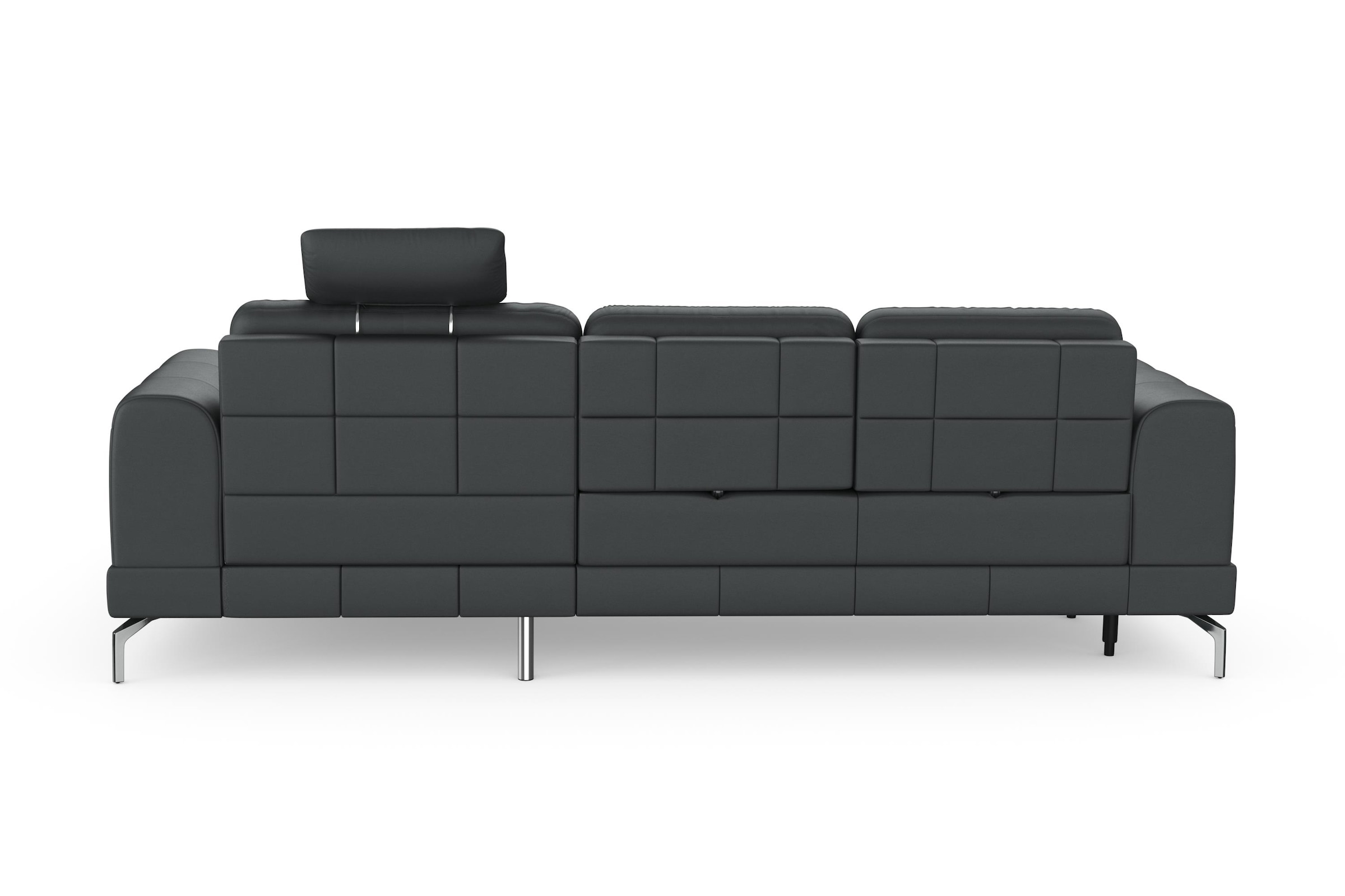 sit&more Ecksofa »Bendigo L-Form«, inklusive Sitztiefenverstellung, Bodenfreiheit 15 cm, 2 Fussfarben