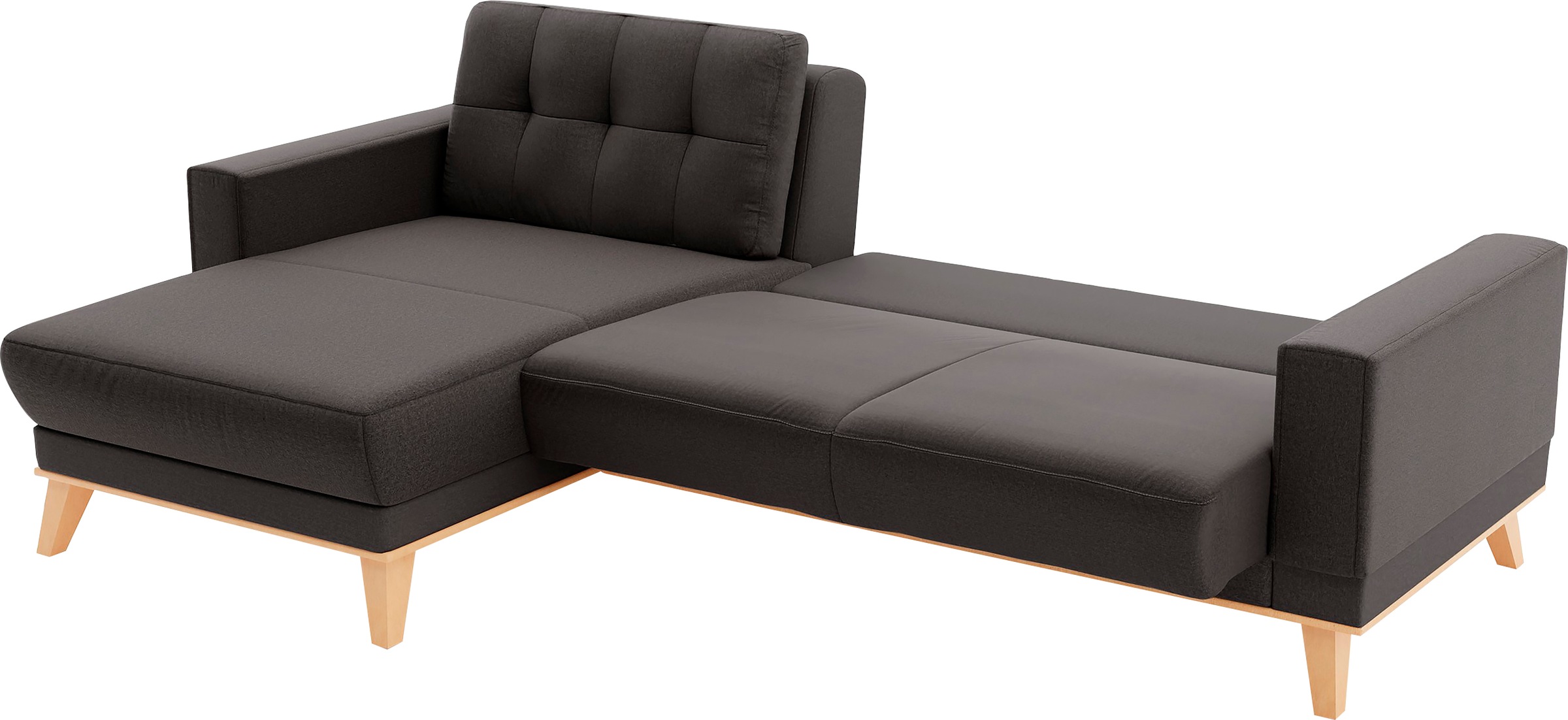 sit&more Ecksofa »Lavida L-Form«, wahlweise mit Kippfunktion und Bettkasten