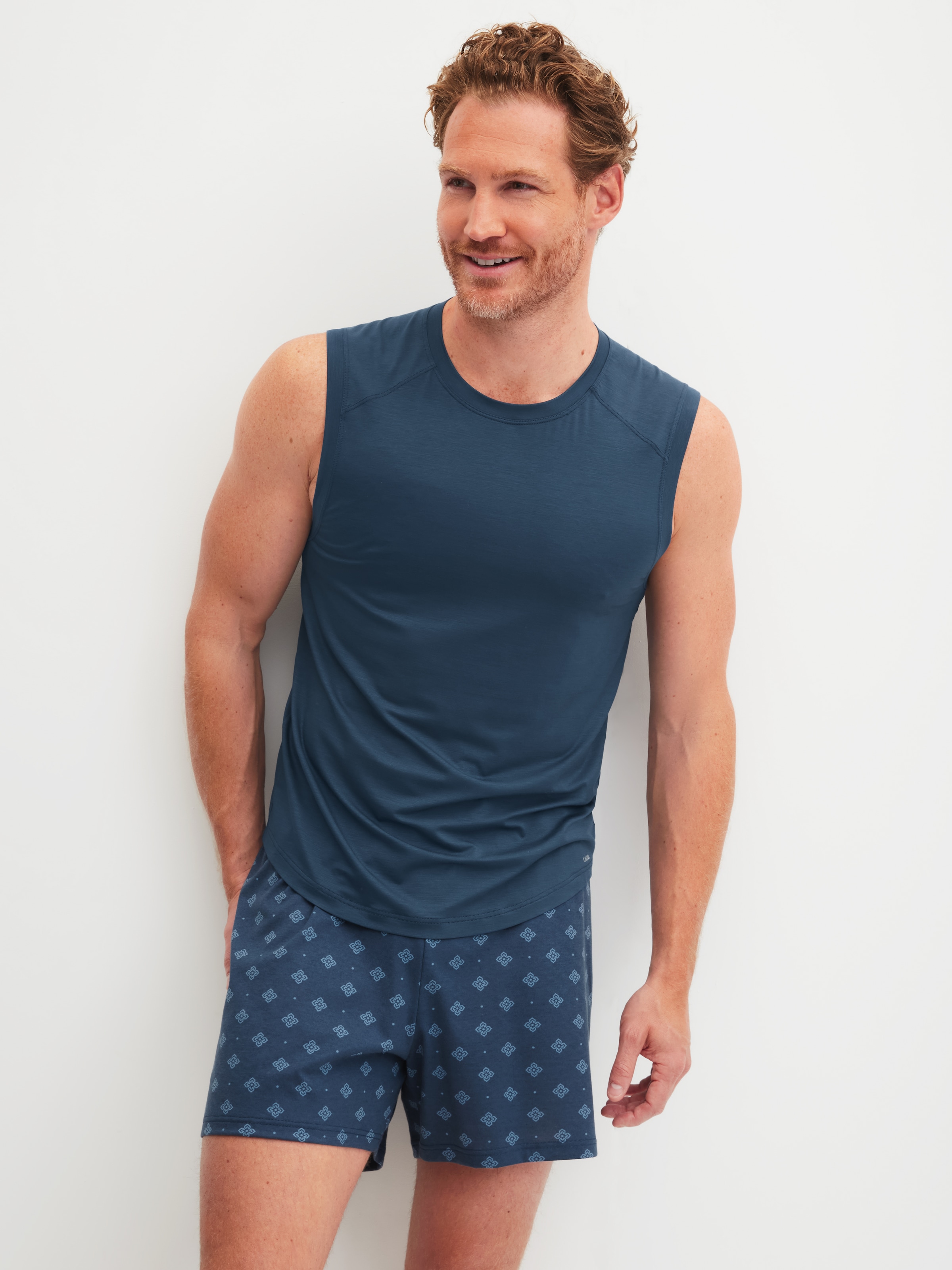 Image of CALIDA Muskelshirt "Balanced Day" mit Rundhalsausschnitt, figurbetont