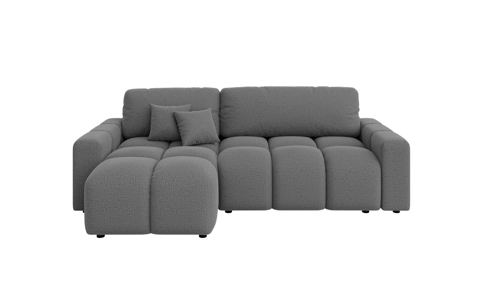 INOSIGN Ecksofa »FELICI, Schlafsofa 233cm, L-Form mit Recamiere beidseitig montierbar«, Designsofa mit Bettfunktion und Bettkasten, Masse B/T/H: 233/142/88 cm