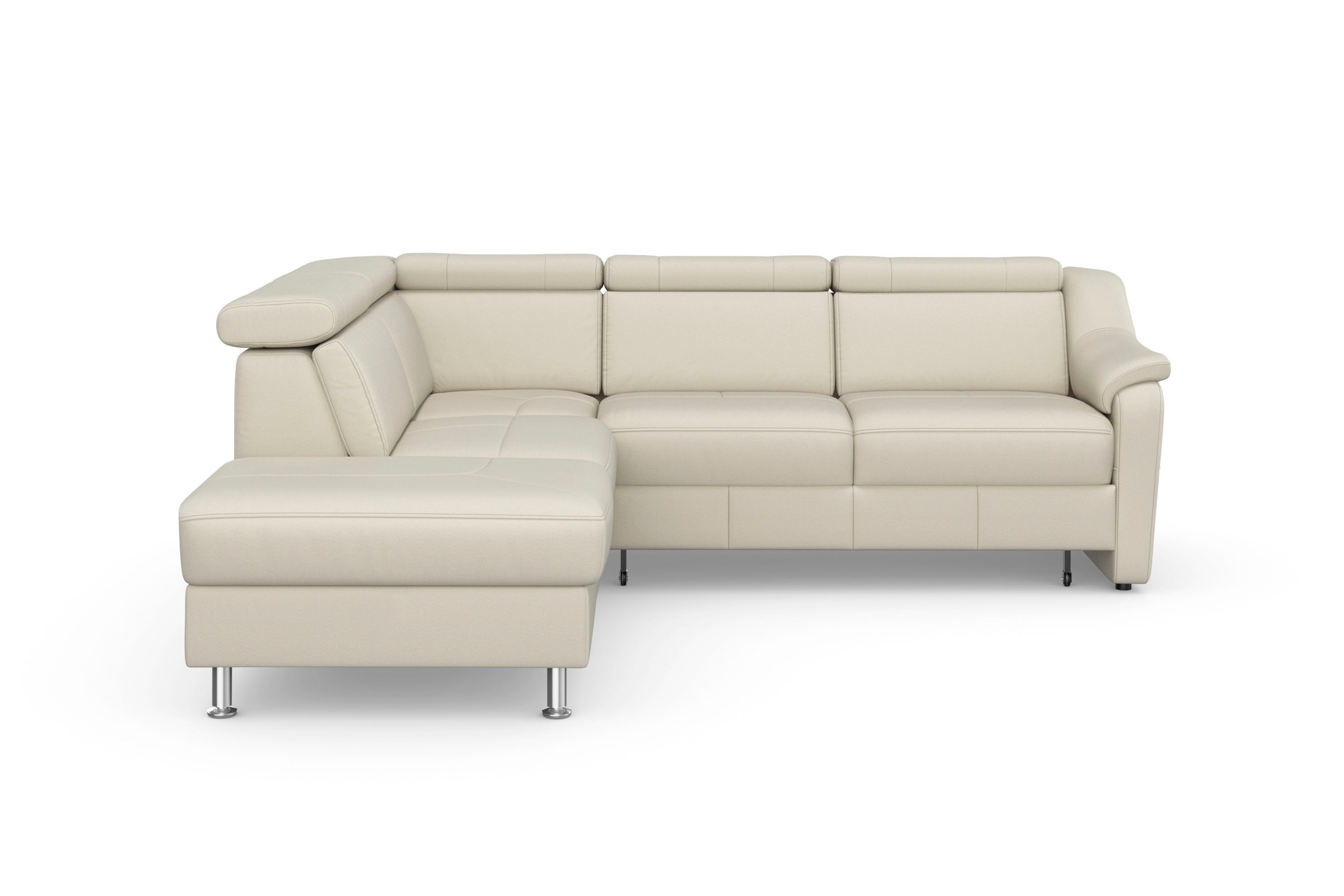 sit&more Ecksofa »Freetown L-Form« inklusive Kopfteilverstellung und komfortablem Federkern