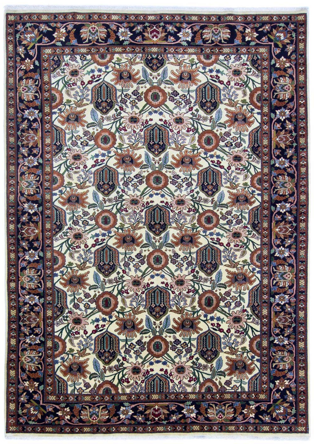 Image of morgenland Wollteppich »Bachtiar Durchgemustert Beige 290 x 211 cm«, rechteckig, 1 mm Höhe, Unikat mit Zertifikat bei Ackermann Versand Schweiz