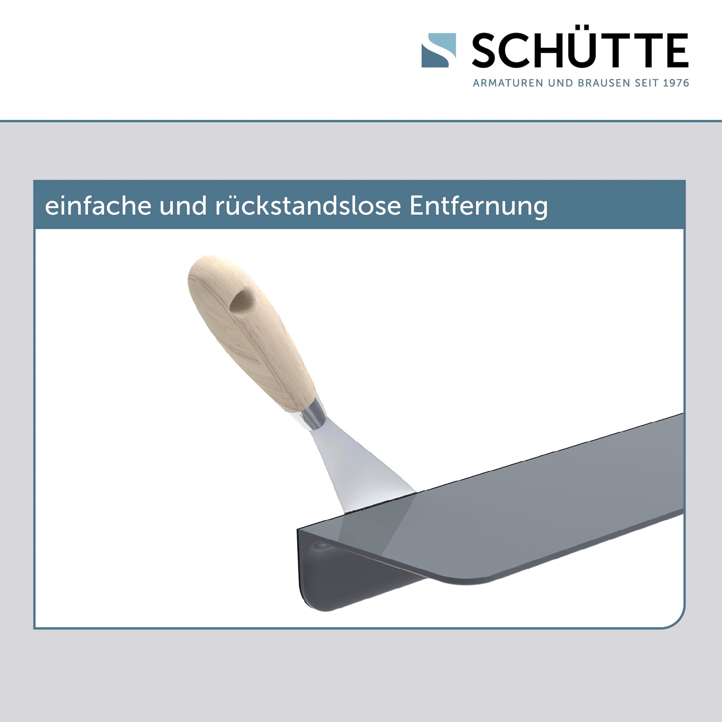Schütte Duschregal, ohne Bohren, Bad Regal für Badezimmer in Weiss oder Anthrazit