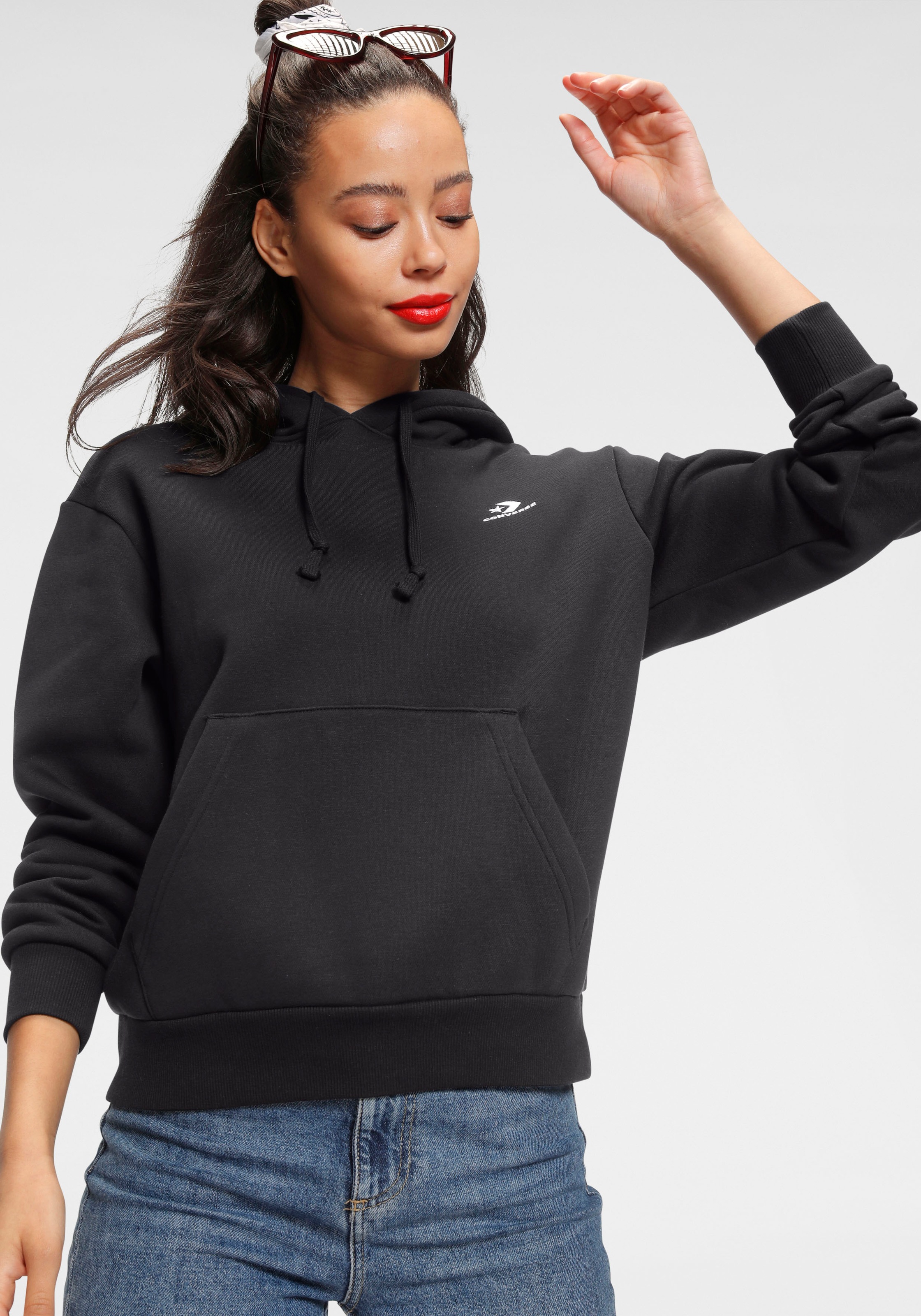 Image of Converse Kapuzensweatshirt »WOMENS EMBROIDERED STAR« bei Ackermann Versand Schweiz