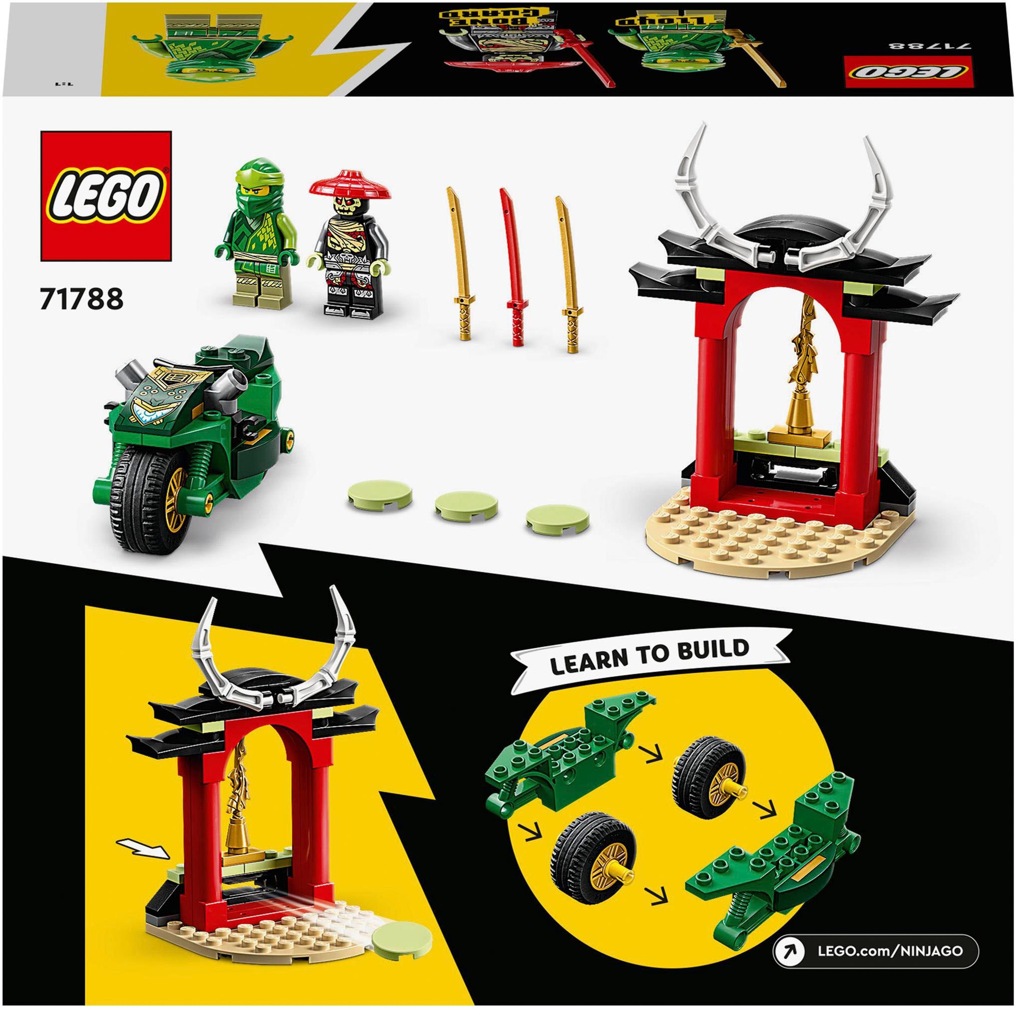 LEGO® Konstruktionsspielsteine »Lloyds Ninja-Motorrad (71788), LEGO® NINJAGO«, (64 St.), Made in Europe