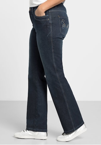 Sheego Stretch-Jeans, MAILA in Bootcut-Form kaufen