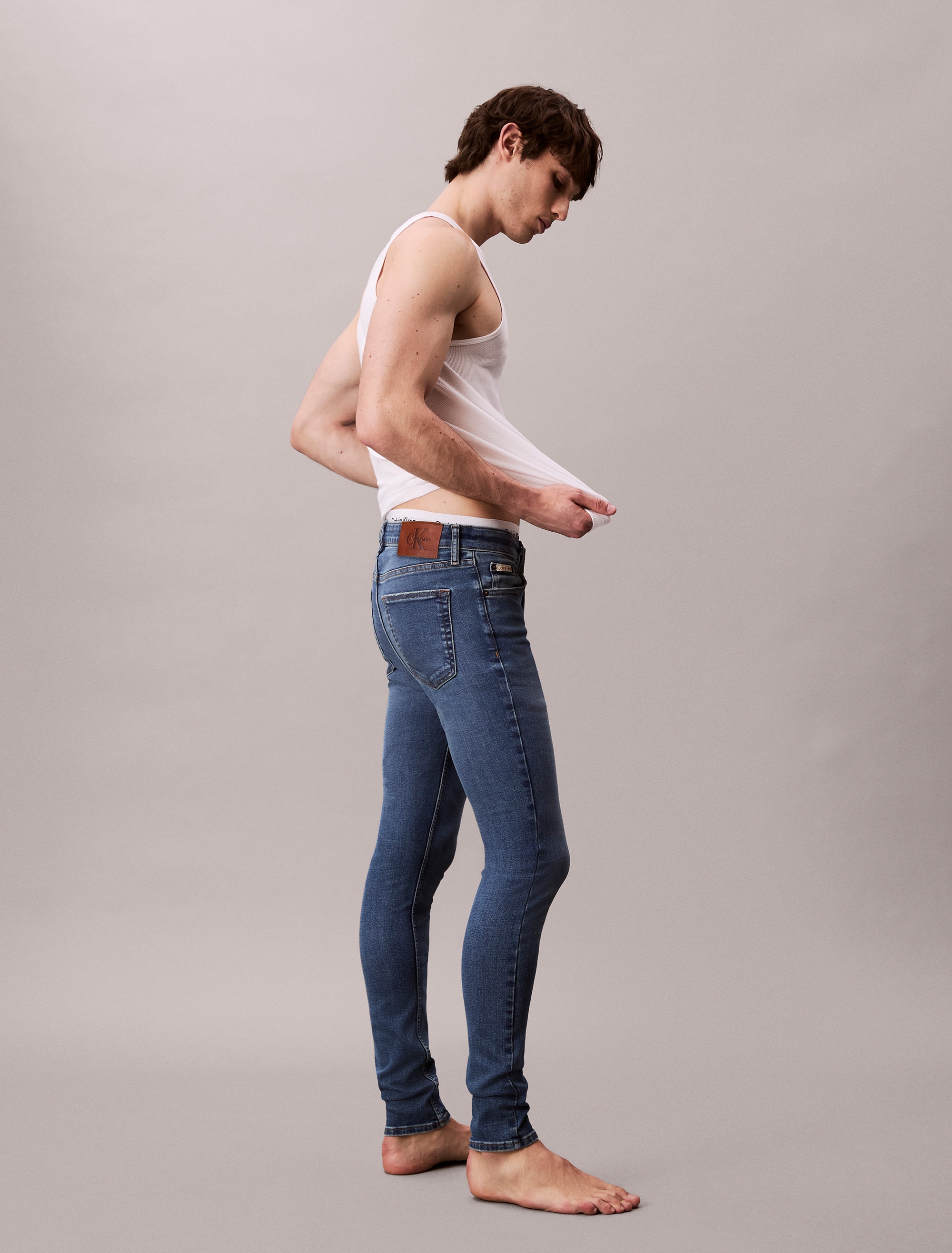 Calvin Klein Jeans Skinny-fit-Jeans »SKINNY JEAN REGEN«, Mit Gürtelschlaufen