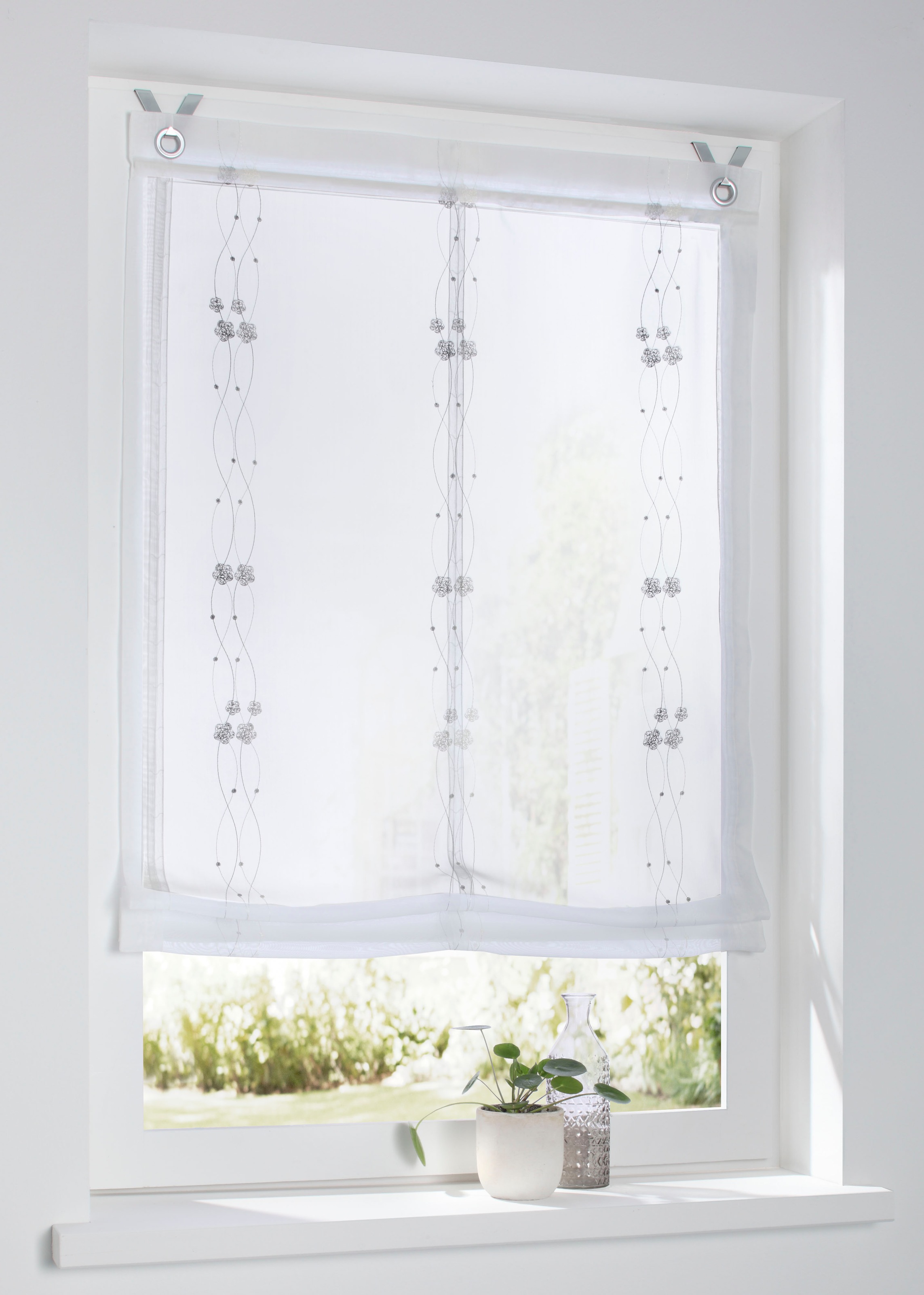 Image of Kutti Raffrollo »Bailey«, mit Hakenaufhängung, ohne Bohren, freihängend bei Ackermann Versand Schweiz