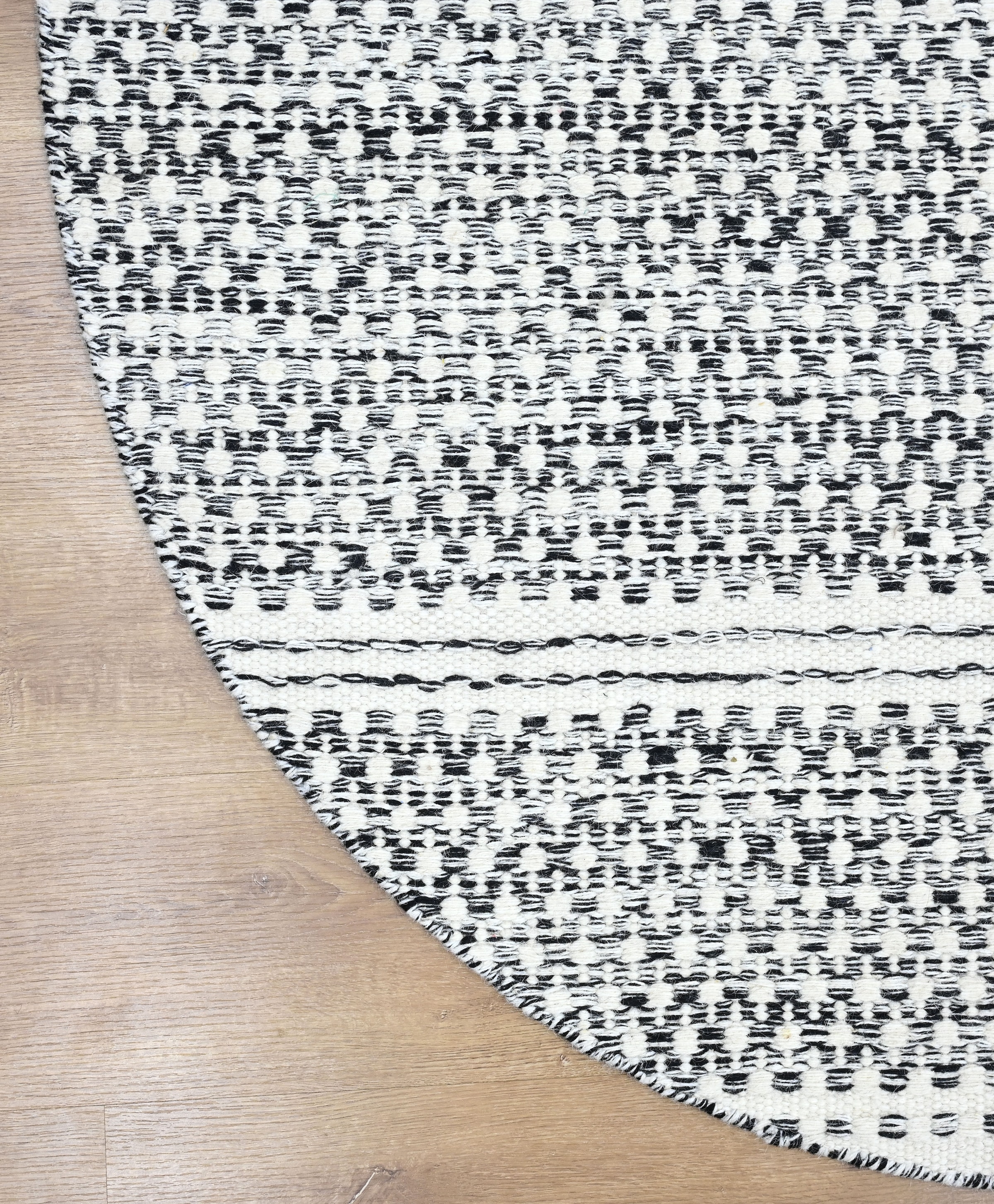 Myflair Möbel & Accessoires Tapis en laine »Wooly Nature« Rond 10 mm Höhe Tapis tissé main, laine pure, design scandinave, tissé à la main, salon