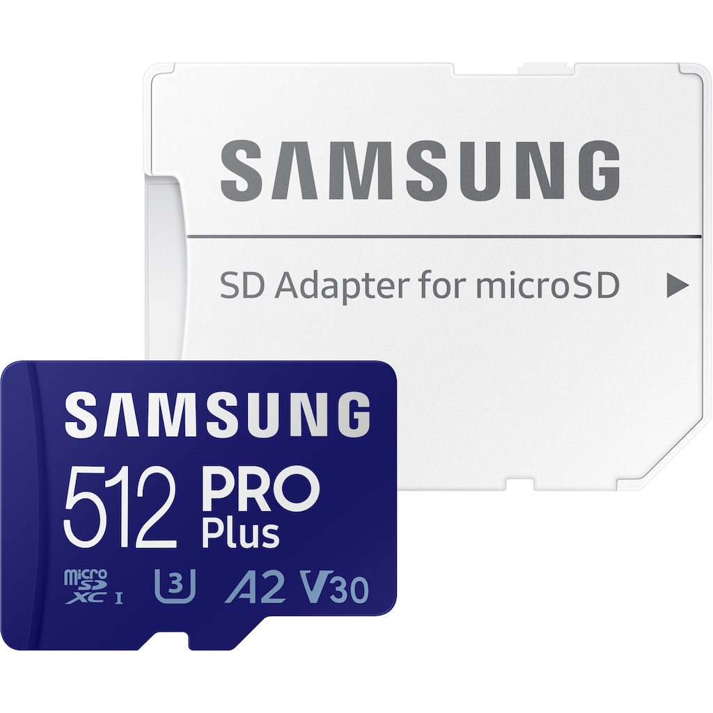 Samsung Speicherkarte »EVO Plus 128GB microSDXC Full HD & 4K UHD inkl. SD-Adapter«, (UHS Class 10 160 MB/s Lesegeschwindigkeit)