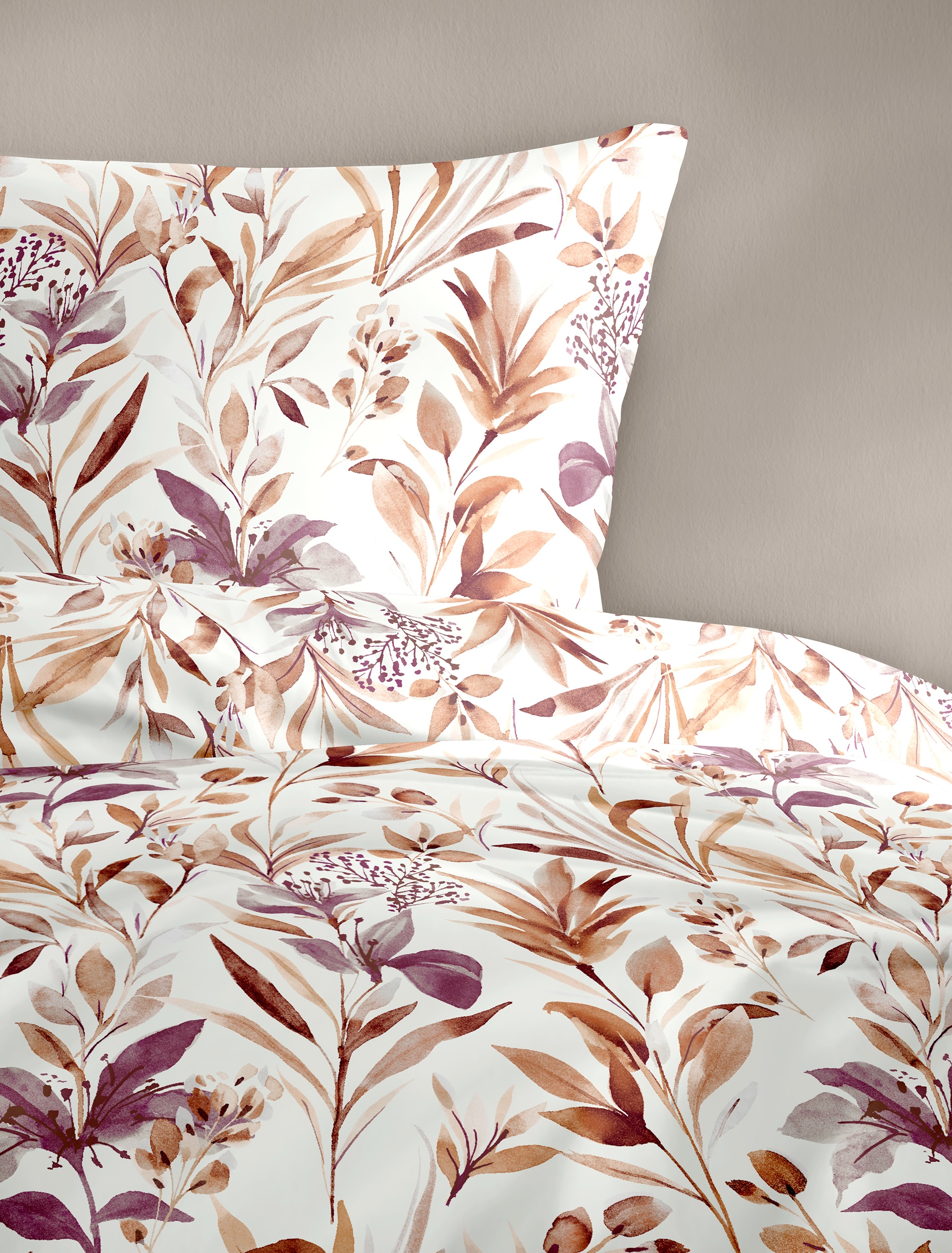 BIERBAUM Linge de lit »4137« 2 cuis tlg. Biber, 100 % Baumwolle, pflegeleicht, kuschelig weich