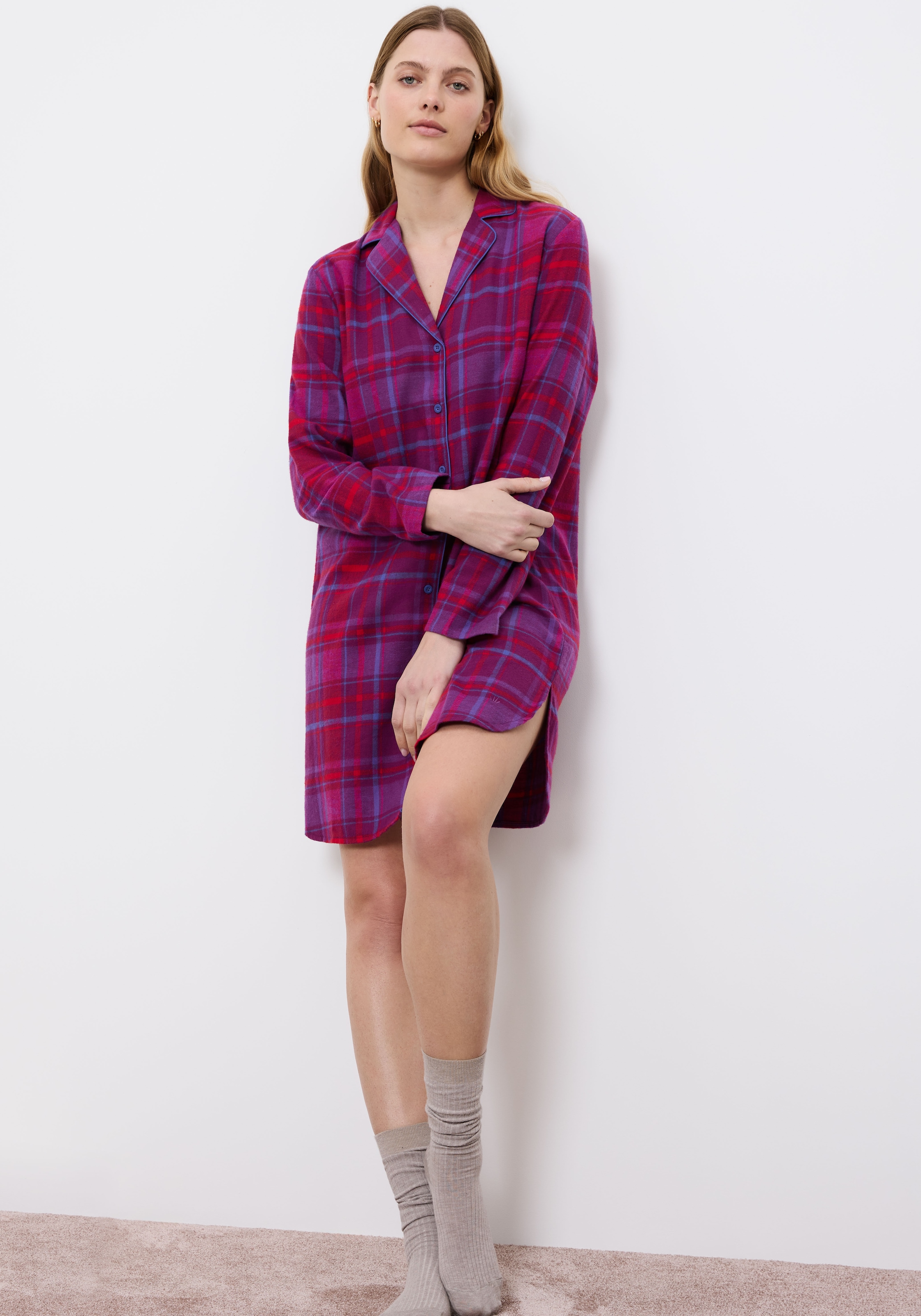 Triumph Nachthemd »Boyfriend NDW 01 X Checks« 3pfleiste. Es  Dur,  bequem und stilvoll