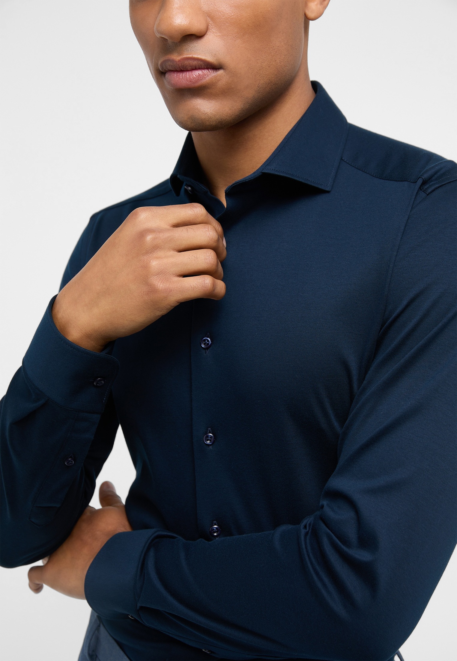 Eterna Langarmhemd »SLIM FIT«, NON IRON (bügelfrei)