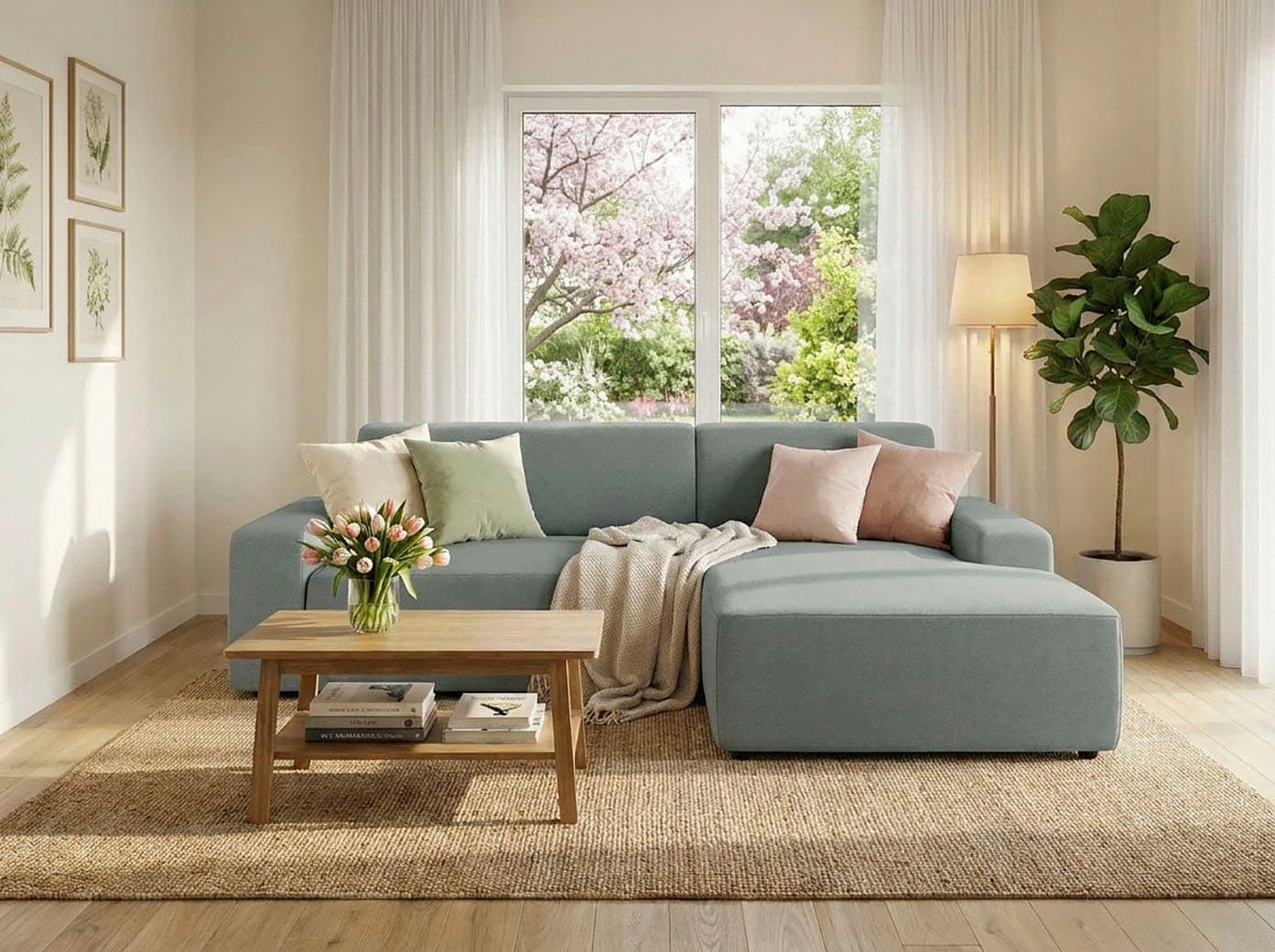 Image of TRENDMANUFAKTUR Ecksofa "Wien wahlw. mit Sitzauszug und Bettkasten, bequem, elegant" L-Form, in modernem Strukturbezug Cordstoff