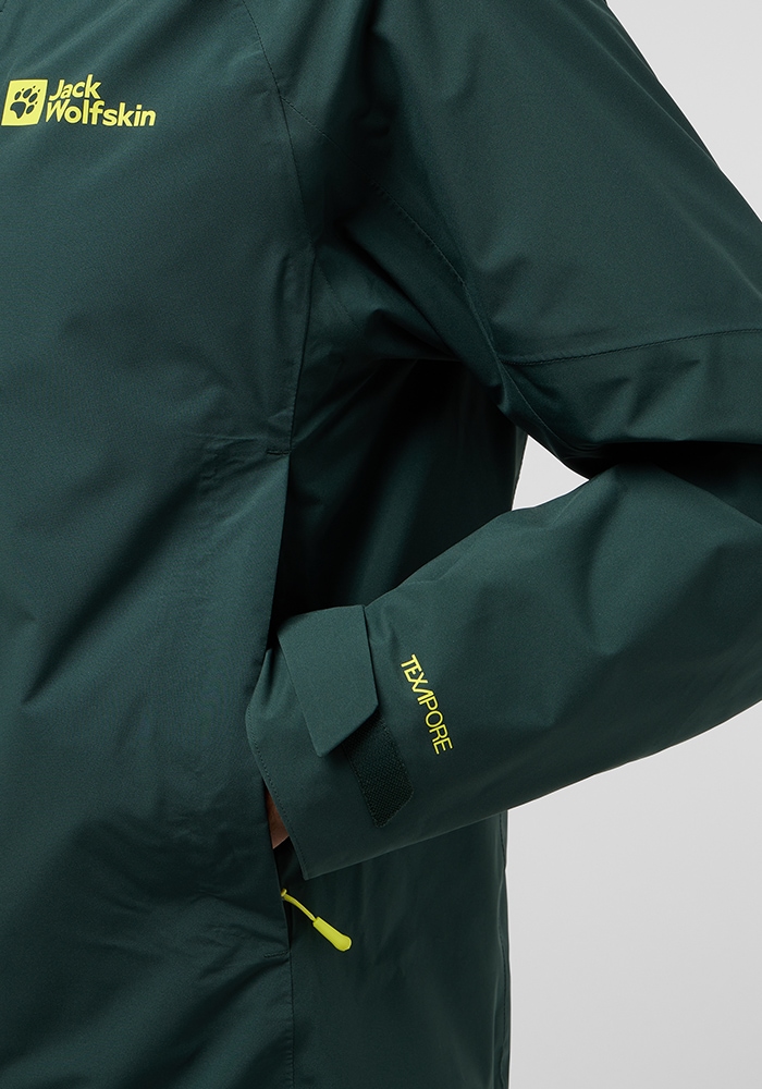 Jack Wolfskin Funktionsjacke »EAGLE PEAK 2L JKT M«, mit Kapuze