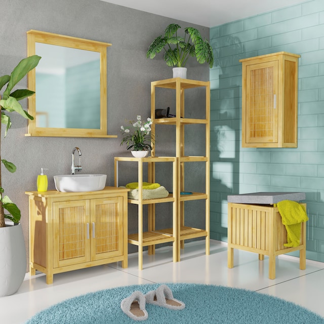 Eisl Badspiegel »Bambus«, mit Ablage, nachhaltige Badmöbel Bambus kaufen