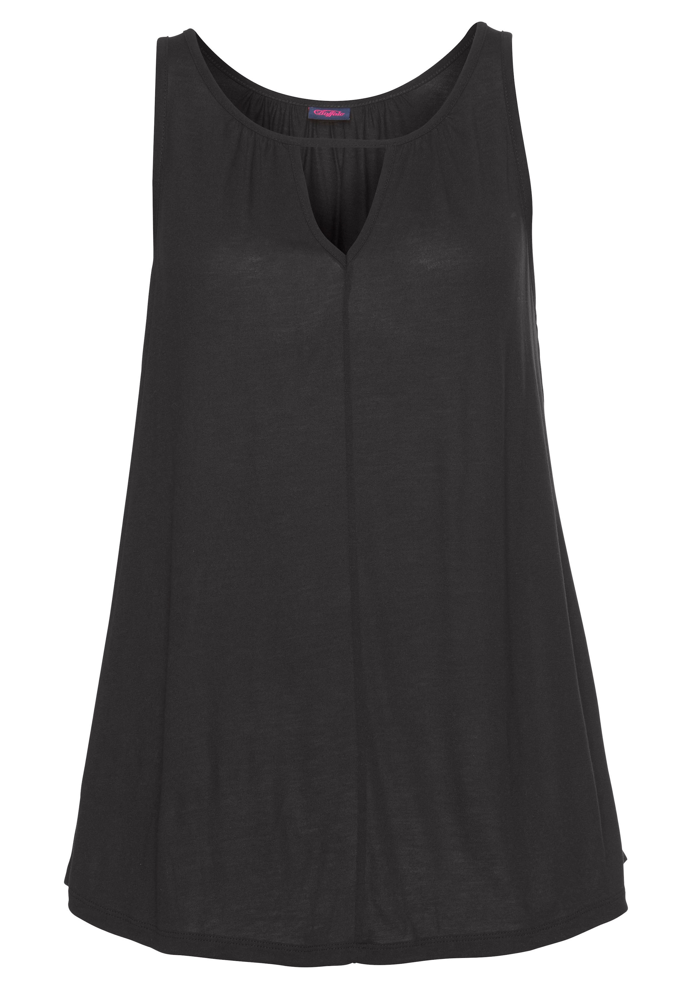 Buffalo Strandtop, mit leichter Raffung am Ausschnitt, Tanktop, Cut-Out