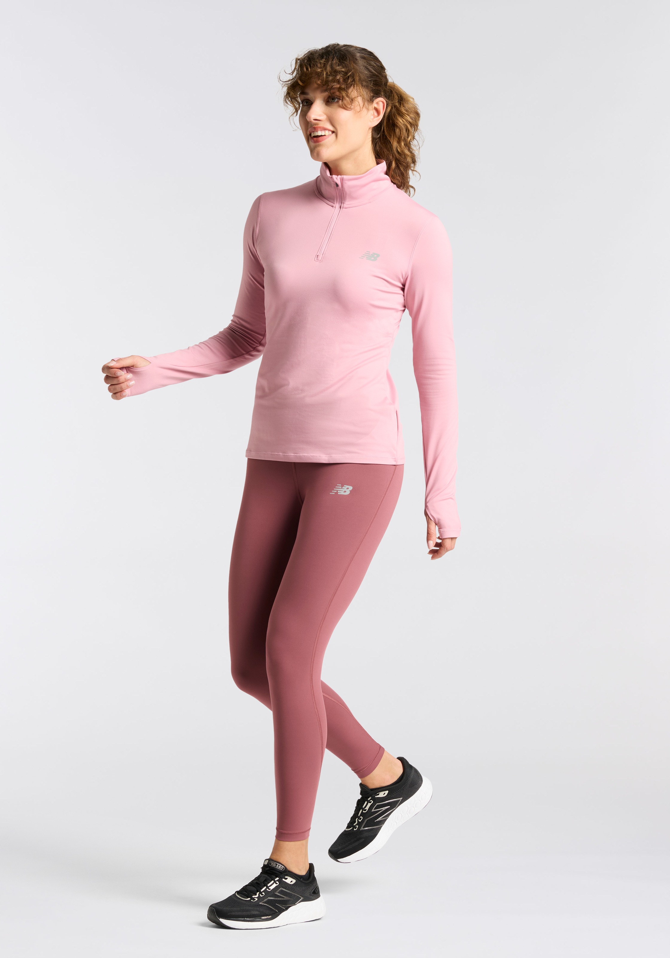 New Balance T-shirt de course »SPORT ESSENTIALS SPACE DYE 1/4 ZIP« 1 pièces