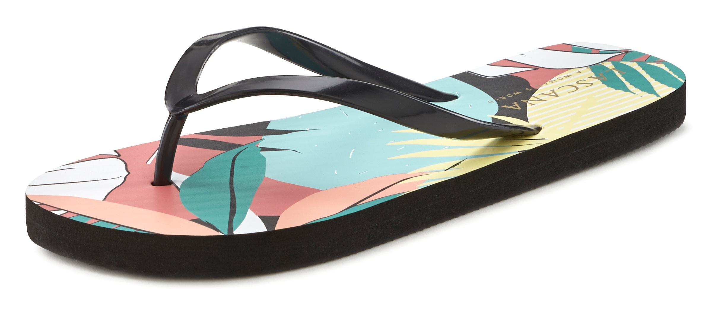 Image of LASCANA Zehentrenner, Flip Flop, Pantolette wasserabweisend und ultraleicht vegan bei Ackermann Versand Schweiz