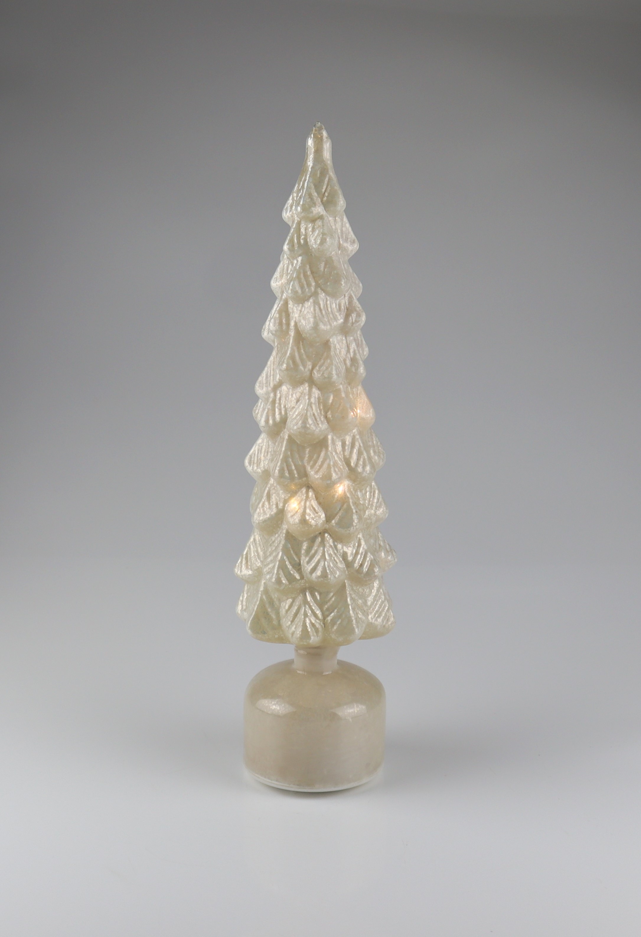 Image of AM Design LED Dekoobjekt "Glas-Weihnachtsbaum rotierend" 10x35 cm