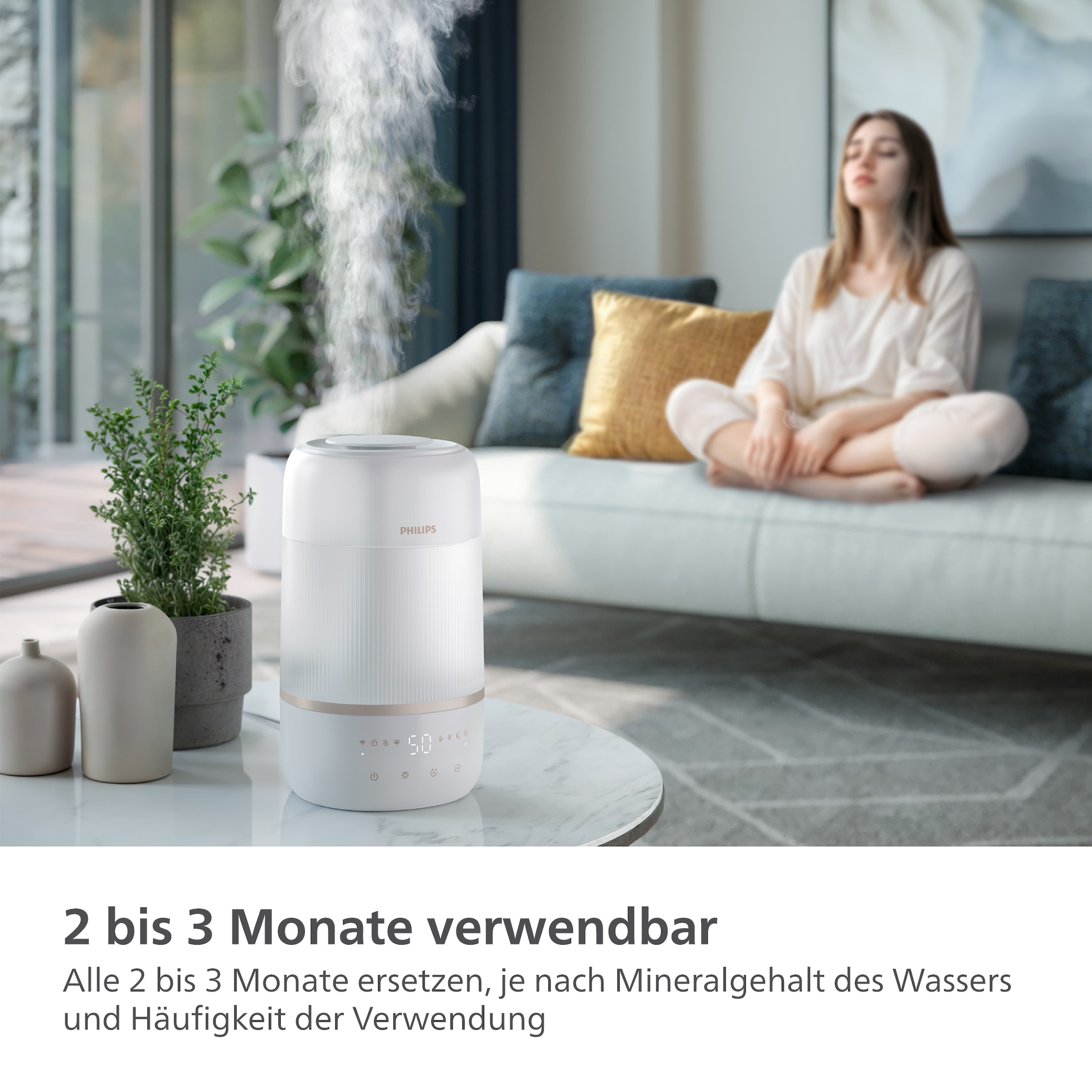 Philips Kalkfilter »FY5133/00 kompatibel mit 1000 Series Luftbefeuchtern« 2–3 Monate verwendbar