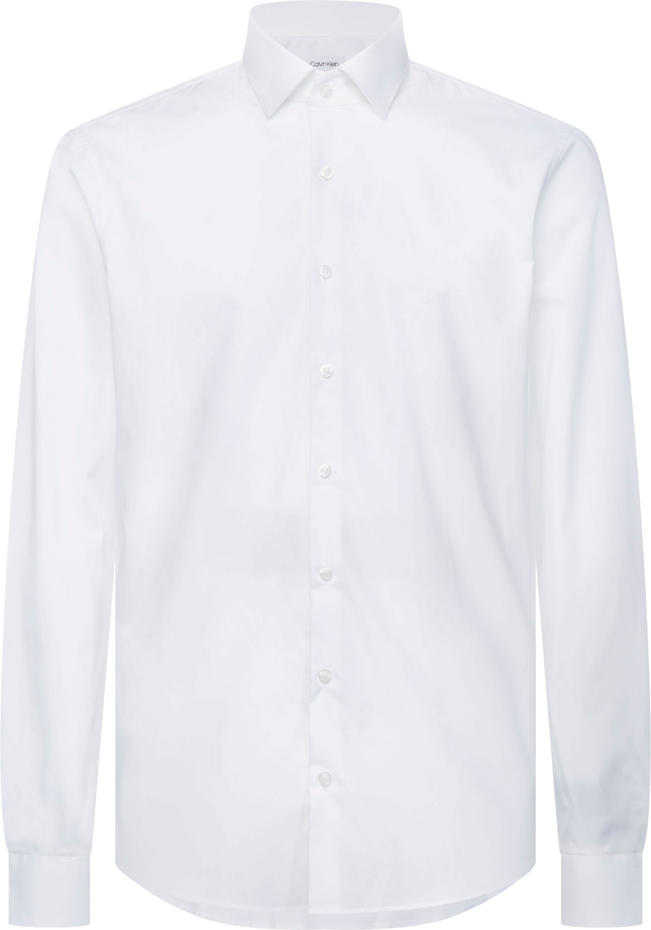 Image of Calvin Klein Businesshemd »2PLY POPLIN STRETCH SLIM SHIRT«, unifarben bei Ackermann Versand Schweiz