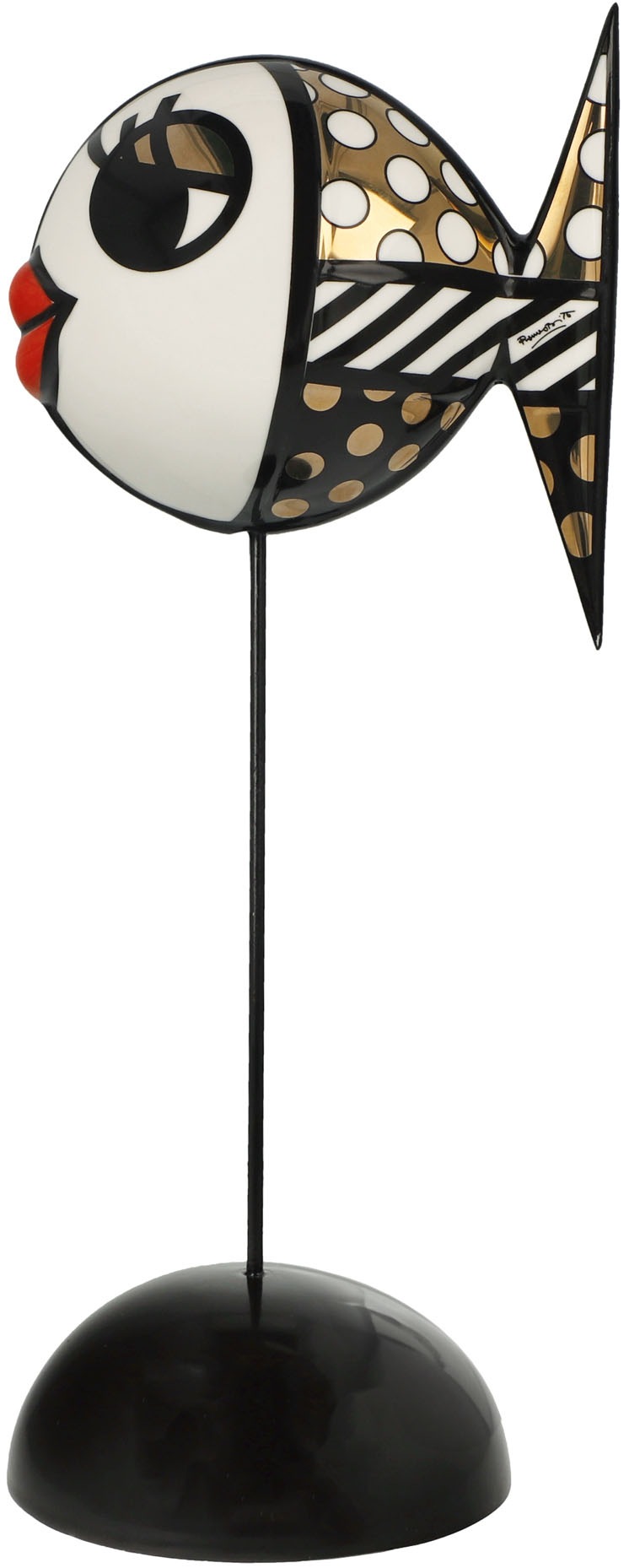 Image of Goebel Sammelfigur "Figur Romero Britto - Golden Deeply in Love 2"