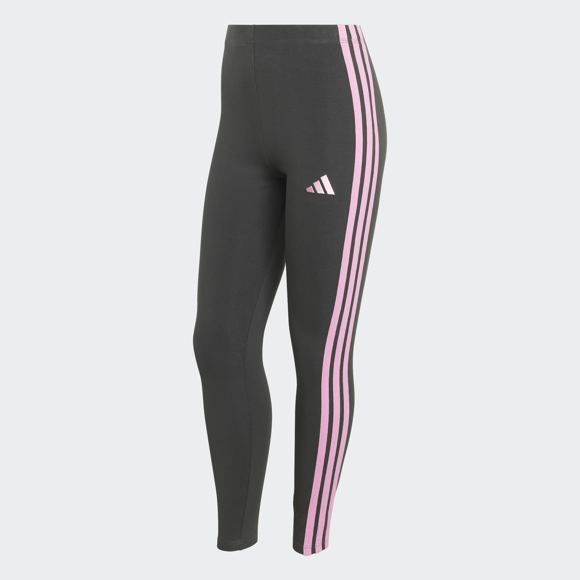 adidas Sportswear Trainingstights »ESSENTIALS 3-STREIFEN COTTON«  sportlicher Look mit 3-Streifen, aus Baumwolle und Elasthan