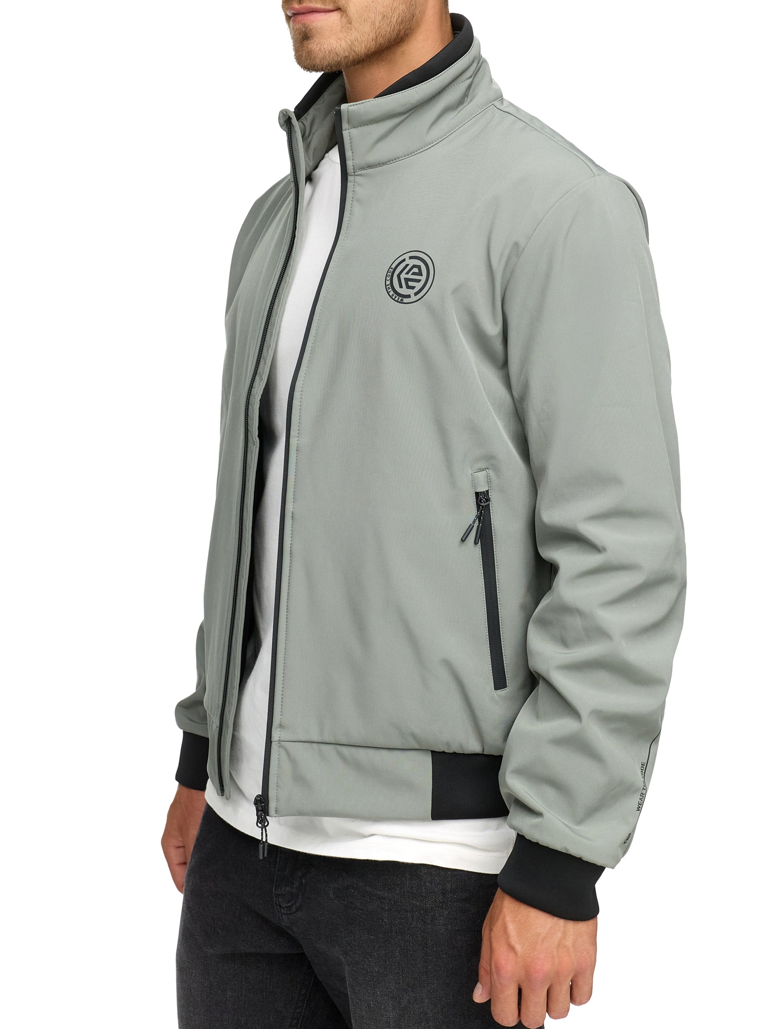 Indicode Veste softshell »INRoute Jacket« ohne Kapuze