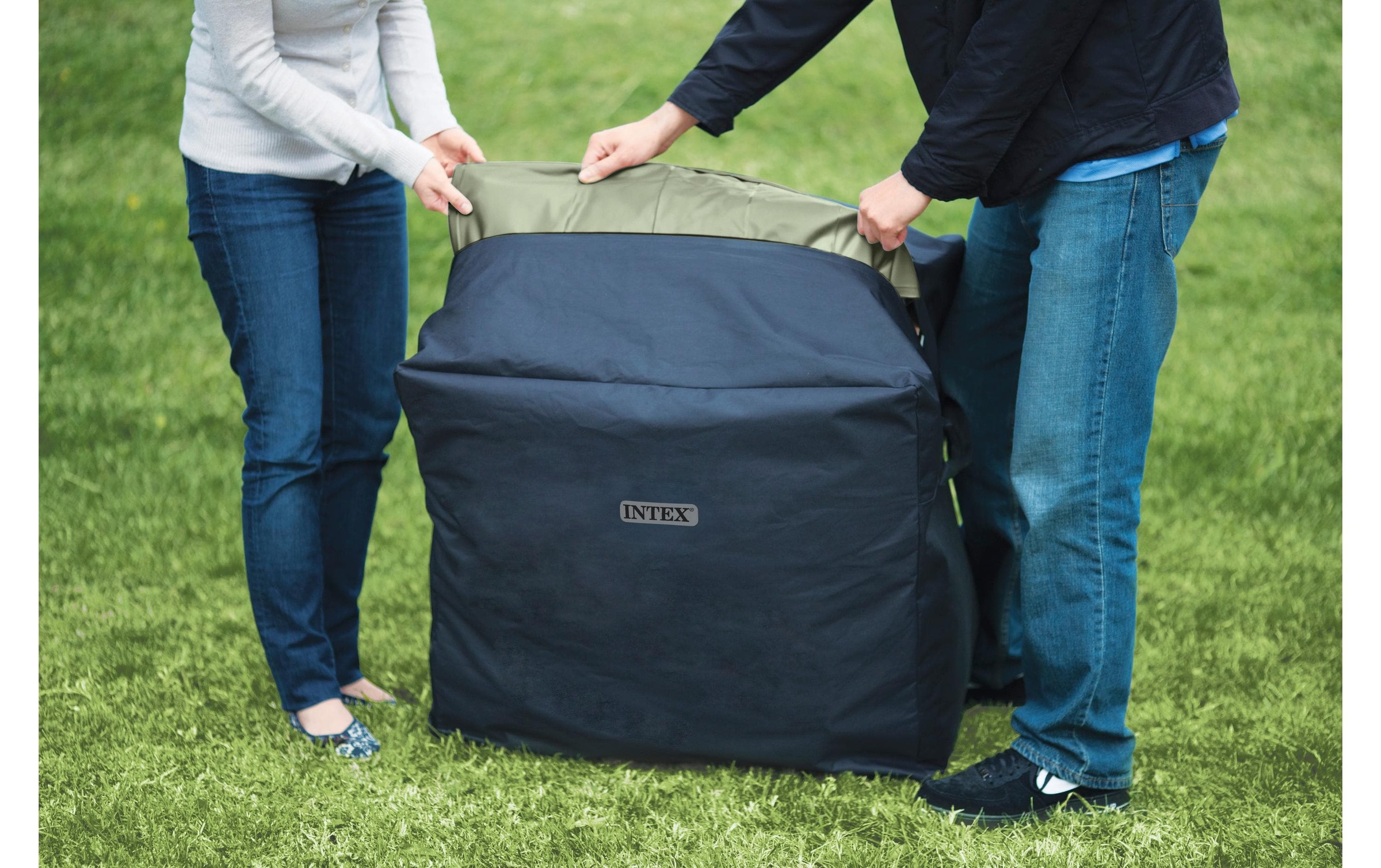 Intex Whirlpool »6-Personen Round Bubble Spa Set Ø 216«