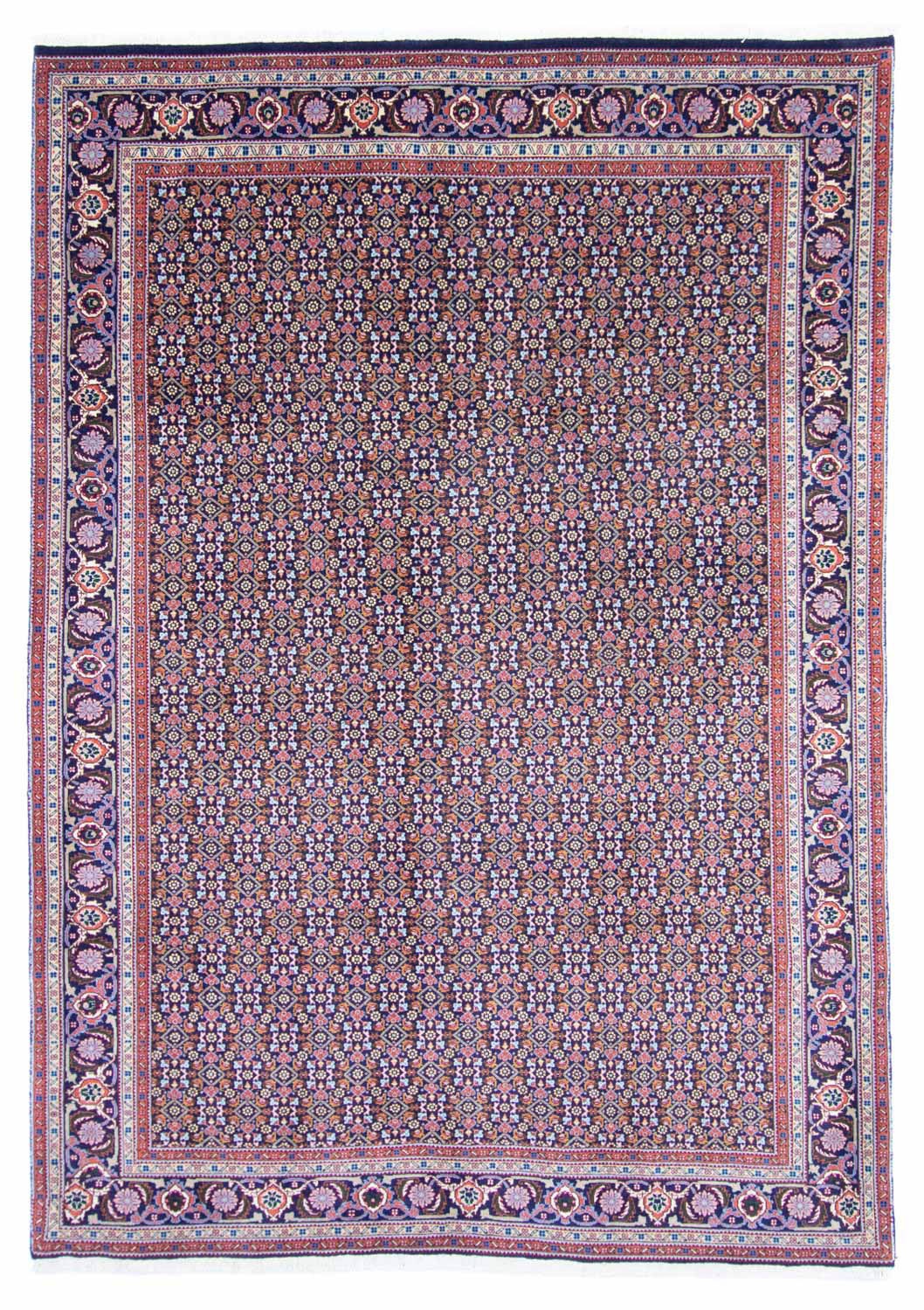 Image of morgenland Wollteppich »Ardebil Durchgemustert Blu scuro 280 x 199 cm«, rechteckig, 1 mm Höhe, Unikat mit Zertifikat bei Ackermann Versand Schweiz