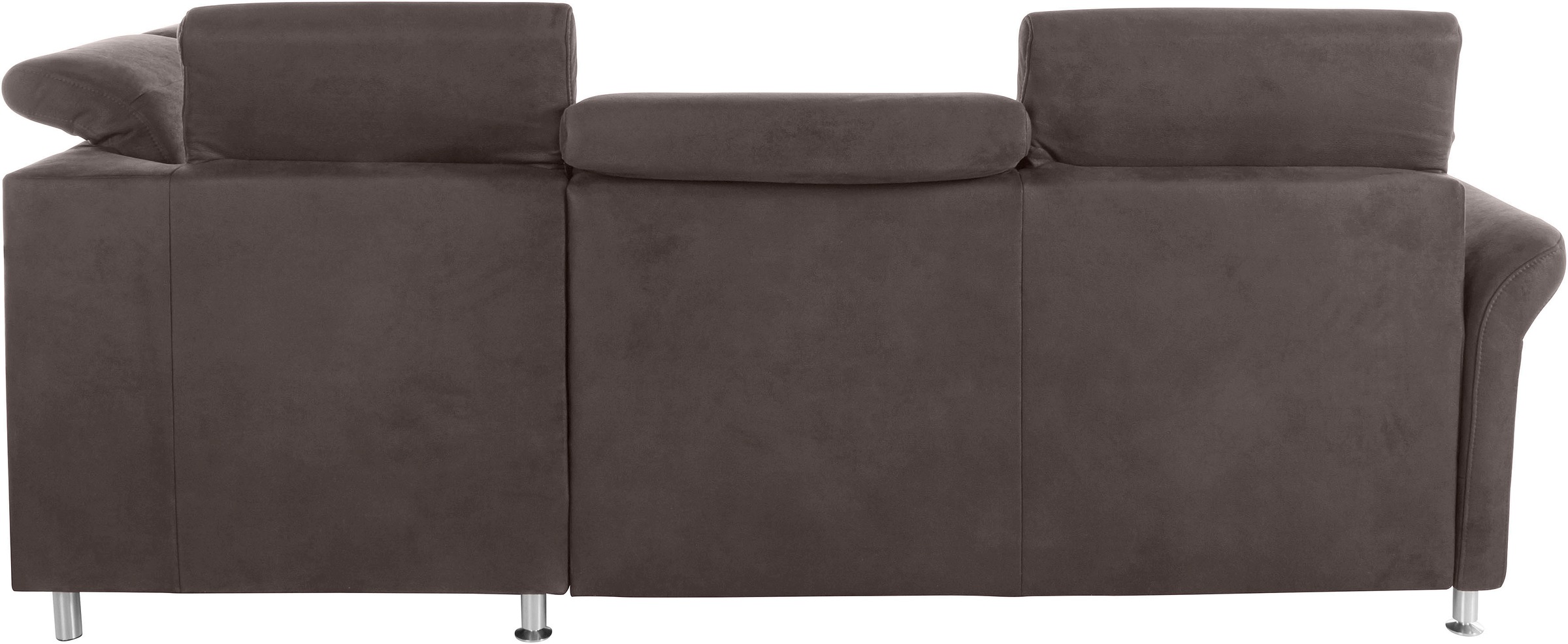 sit&more Ecksofa »Darwin L-Form«, inklusive Federkern, wahlweise mit Kopfteilverstellung, Bettfunktion