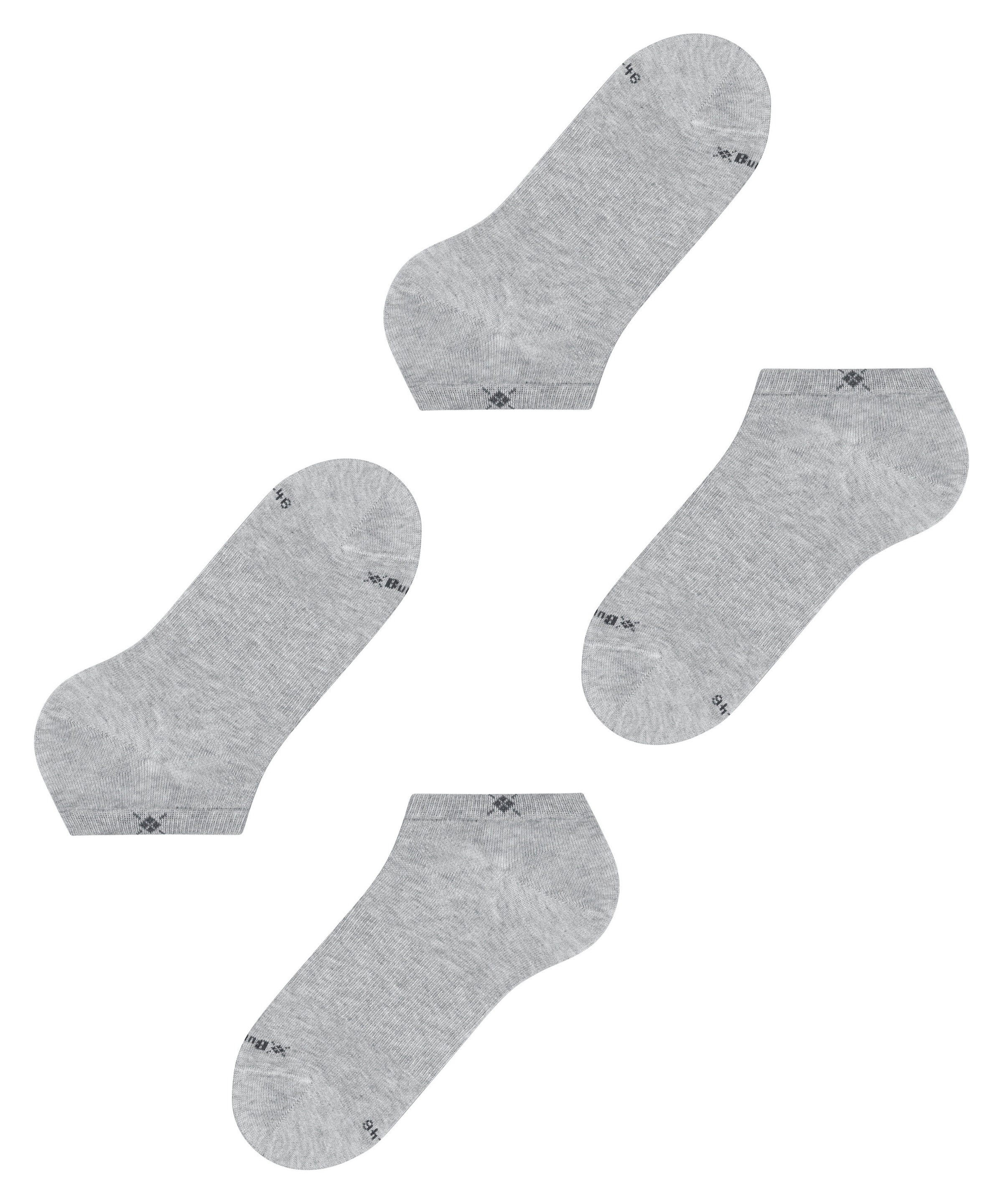 Burlington Sneakersocken »Everyday« 2 Paar,  unifarben, Einheitsgrösse 40-46, eingestricktes Burlington-Logo