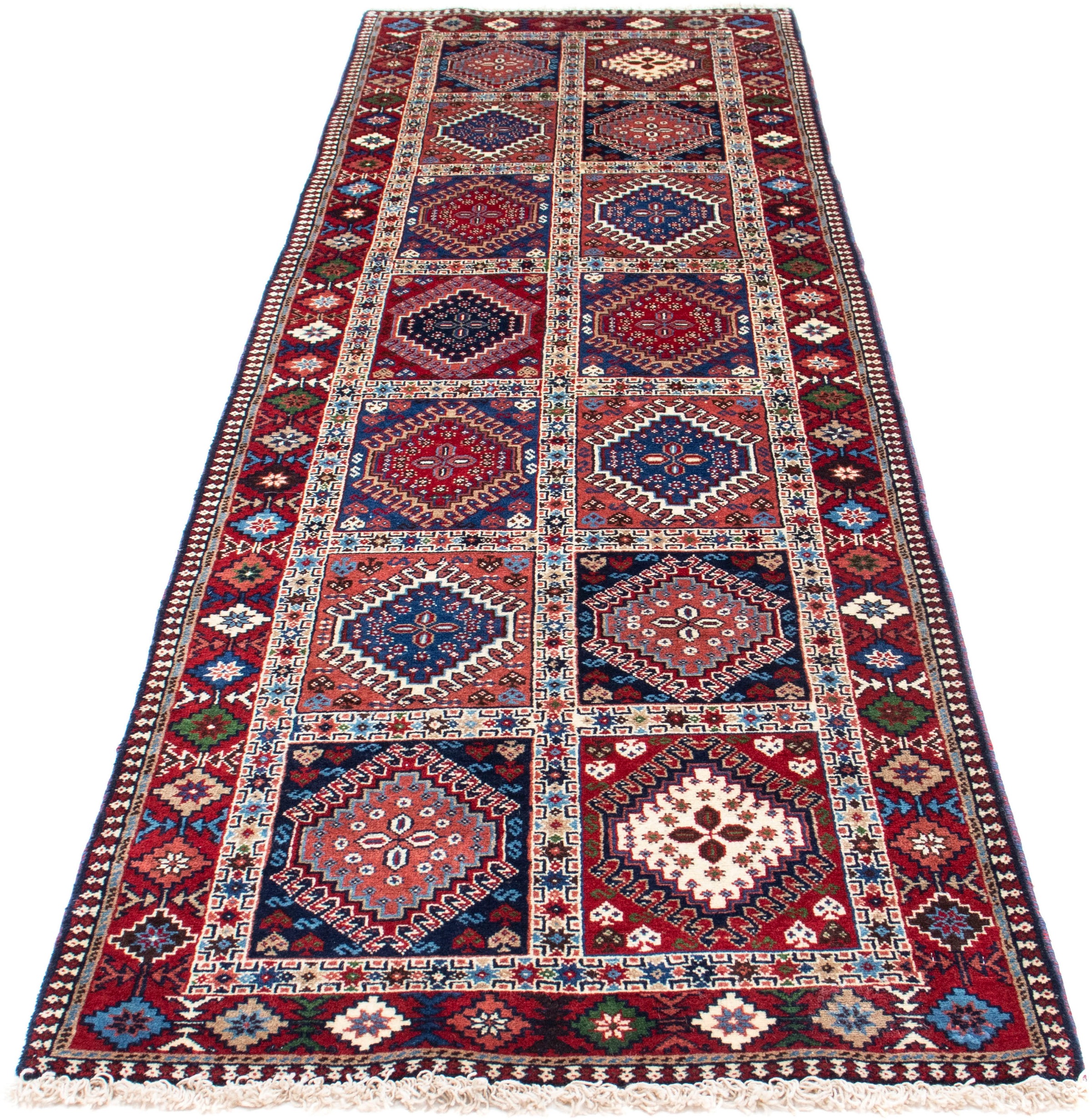 Image of morgenland Orientteppich »Perser - Nomadic - 283 x 82 cm - mehrfarbig«, rechteckig, 10 mm Höhe, Wohnzimmer, Handgeknüpft, Einzelstück mit Zertifikat bei Ackermann Versand Schweiz