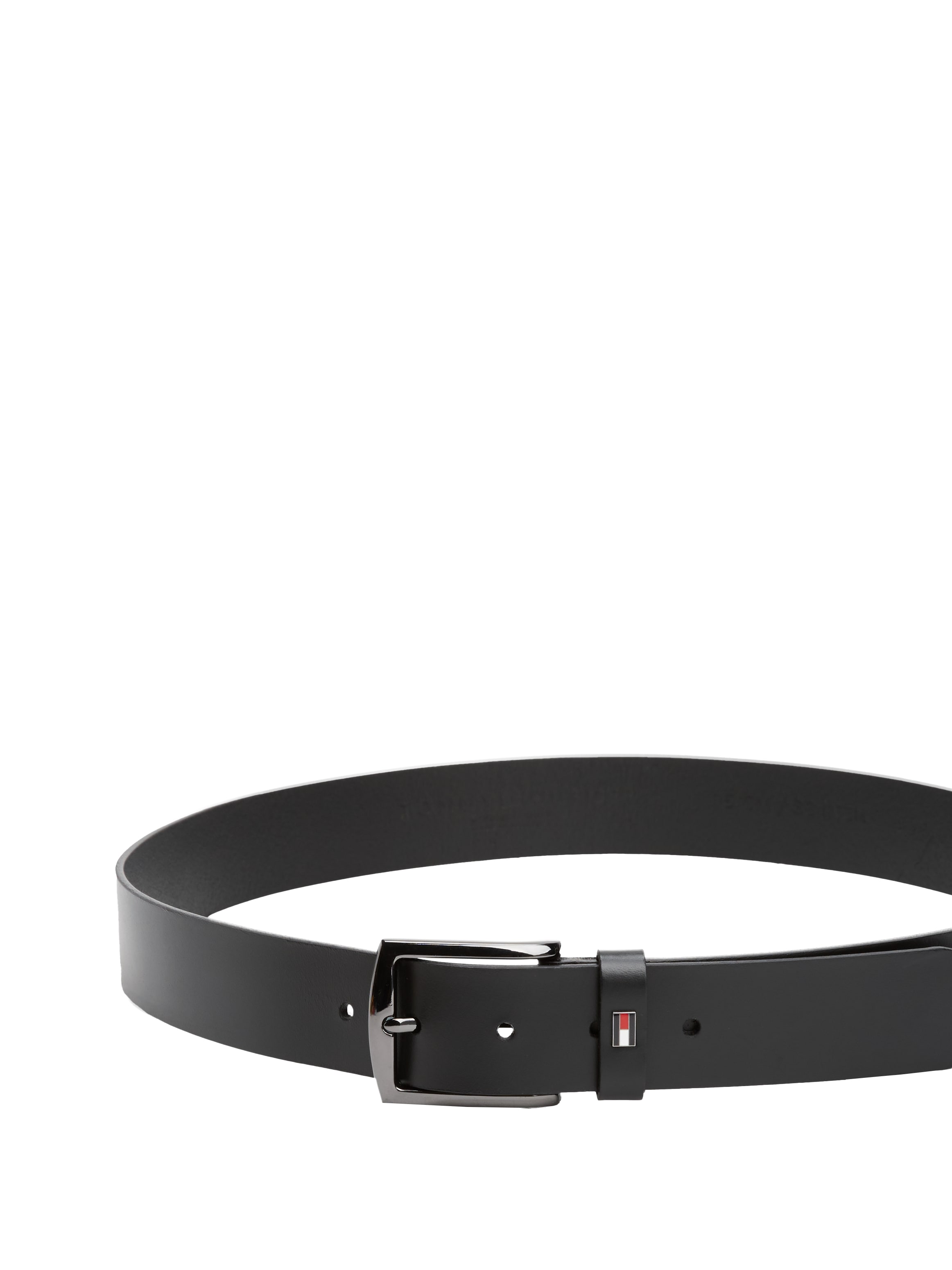 Tommy Hilfiger Ledergürtel »DENTON 3.5 EXT«, Einfachdornschliesse, Metalllogo